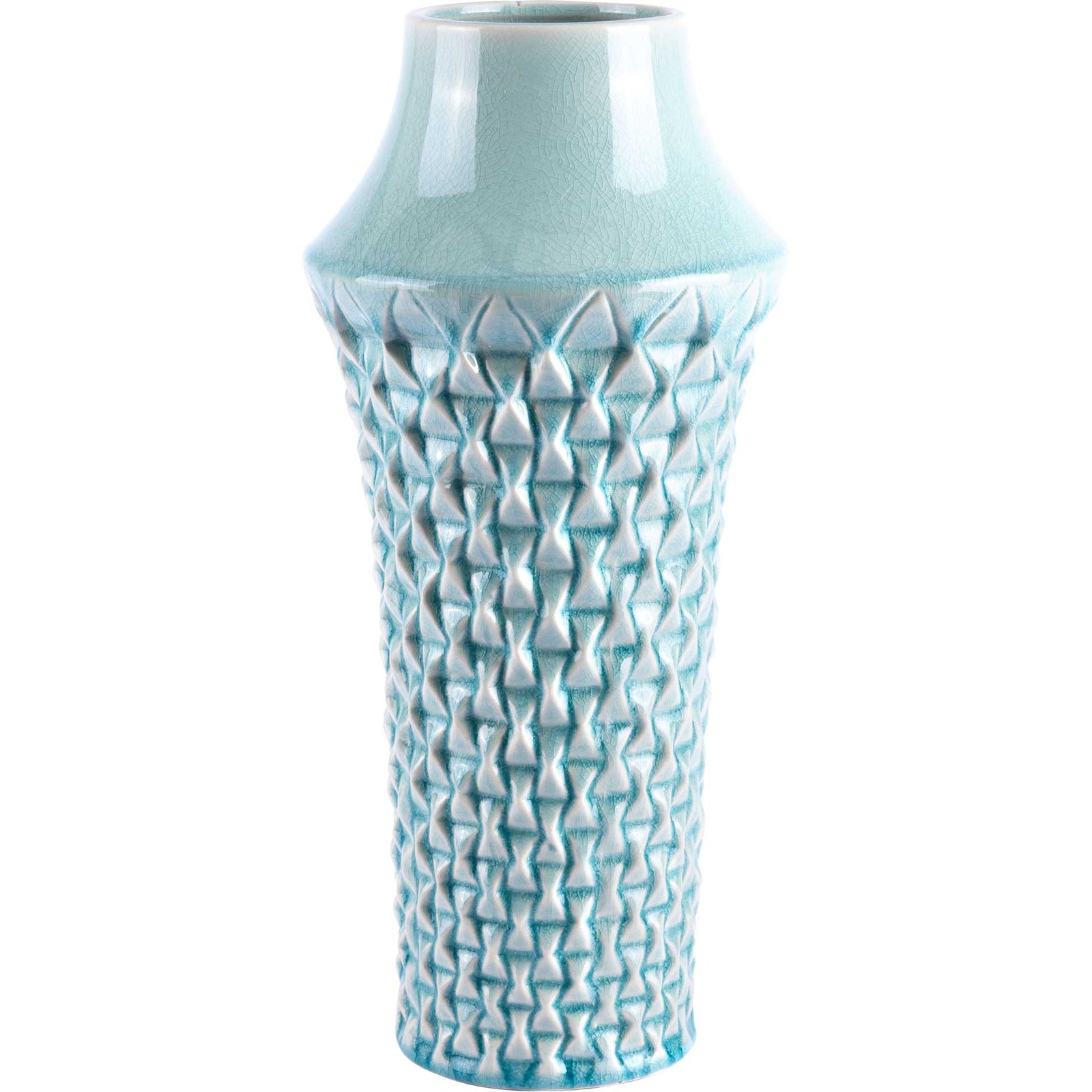 Brick Vase Light Teal