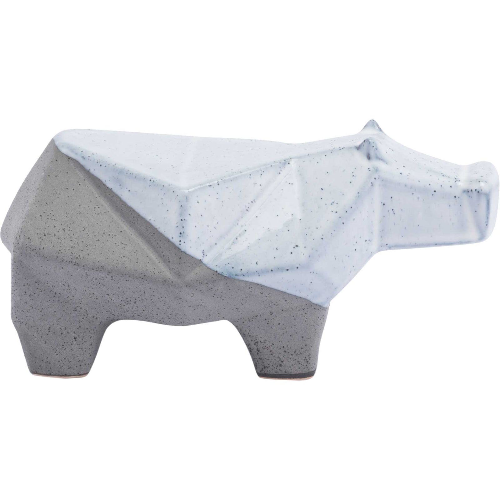 Geo Hippo White/Gray