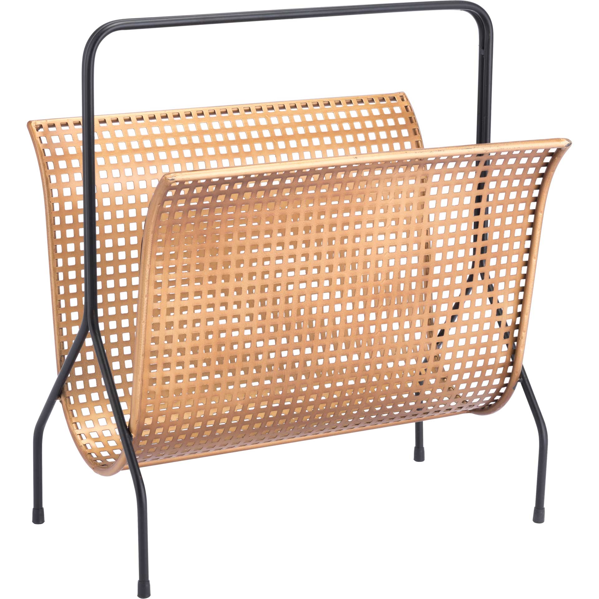 Dotted Magazine Rack Gold