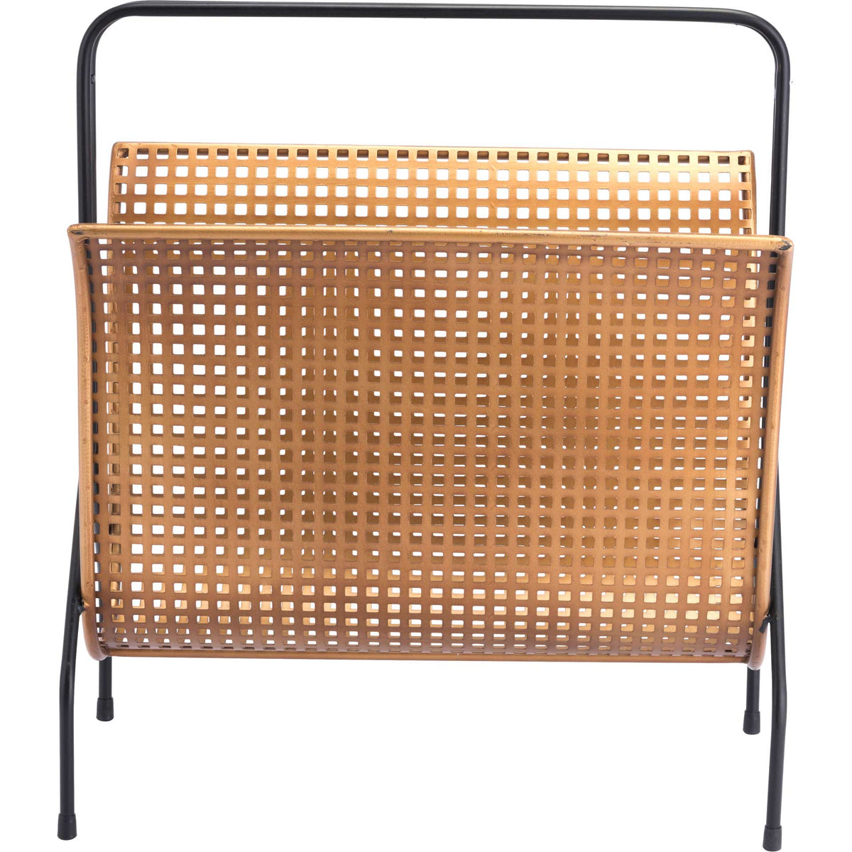 Dotted Magazine Rack Gold