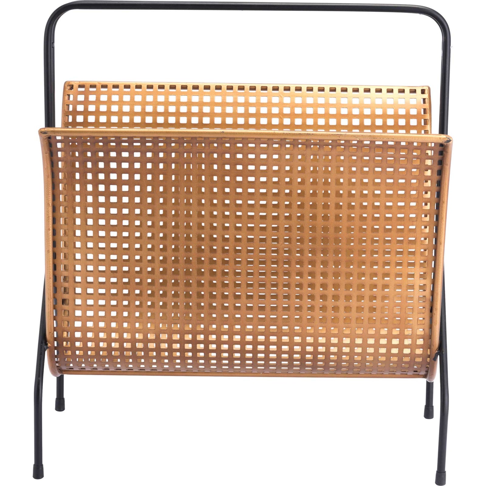 Dotted Magazine Rack Gold