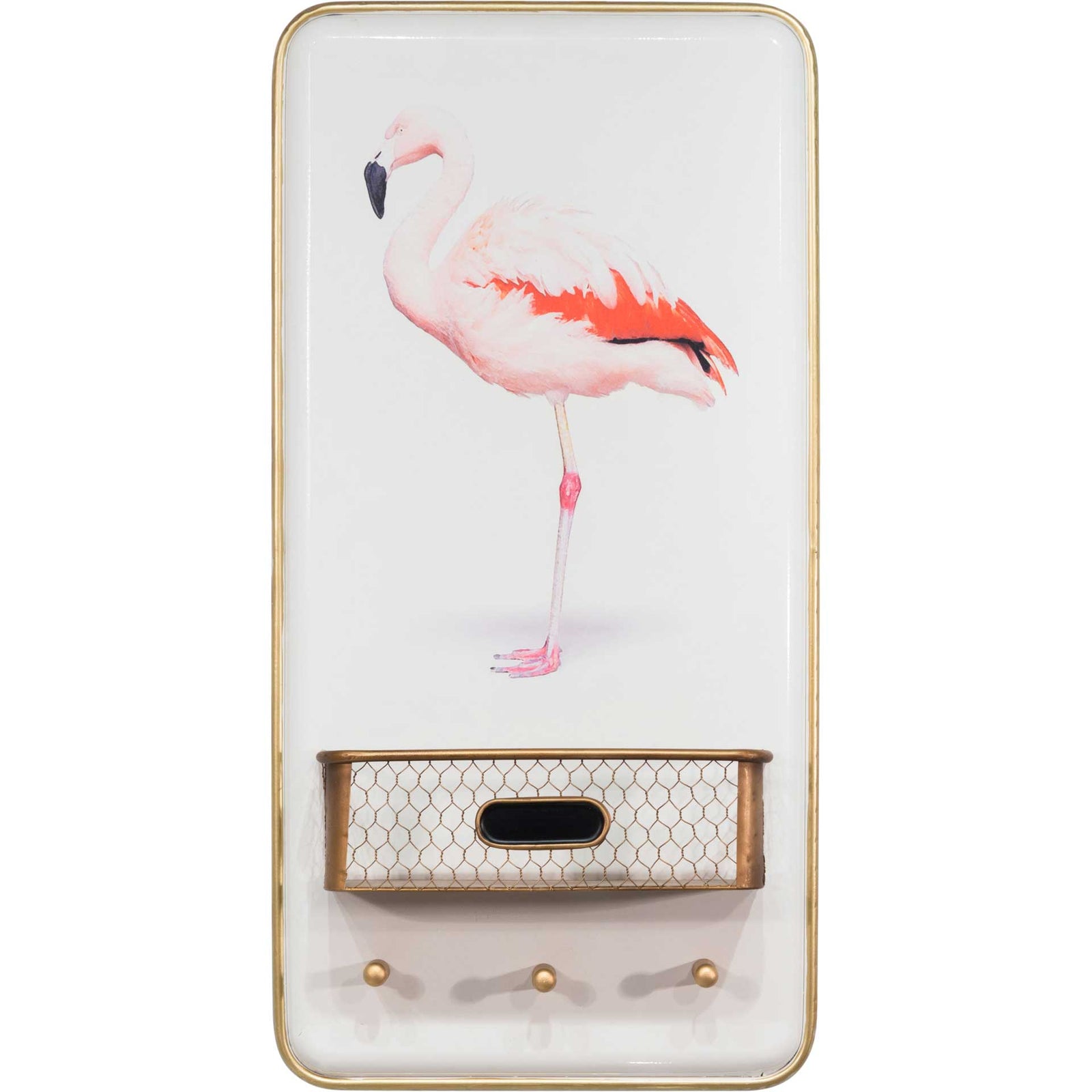 Flamingo Wall Decor Multicolor