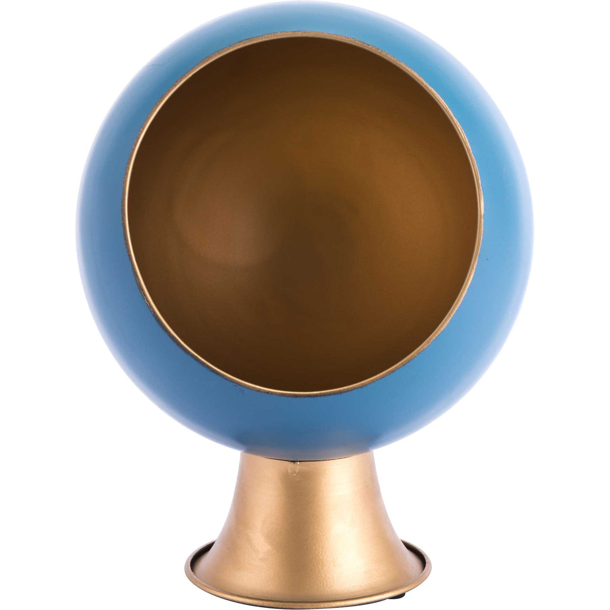 Nest Large Metal Planter Blue