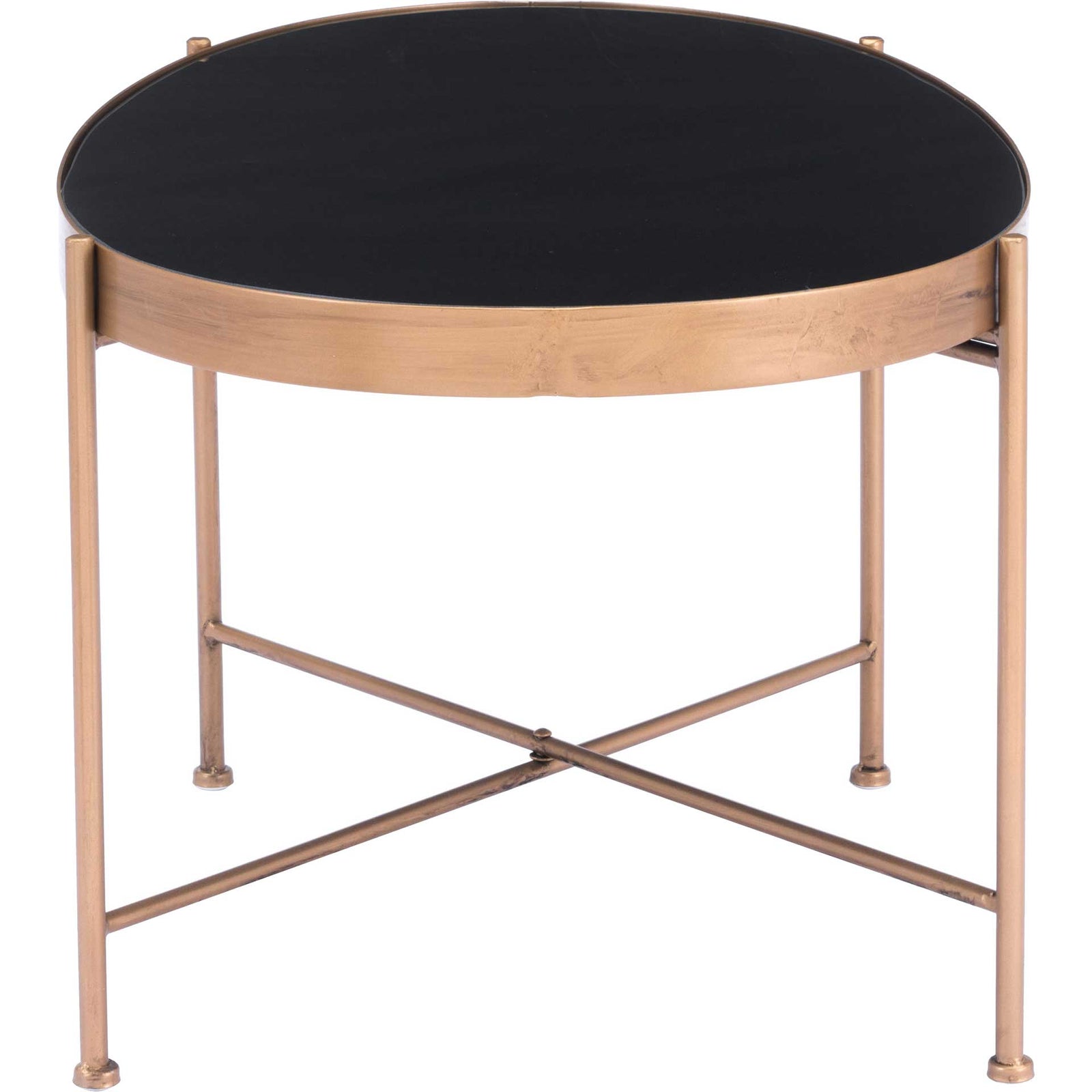 Gotta End Table Black/Gold