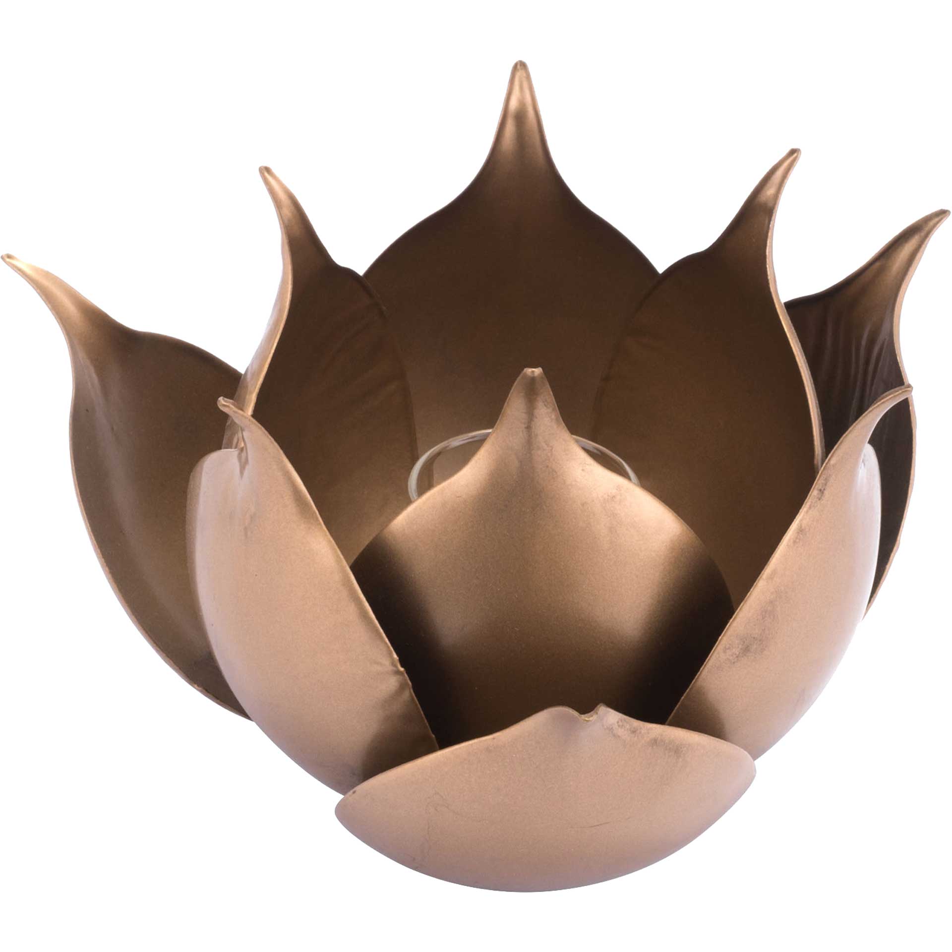 Lotus Candle Holder Gold