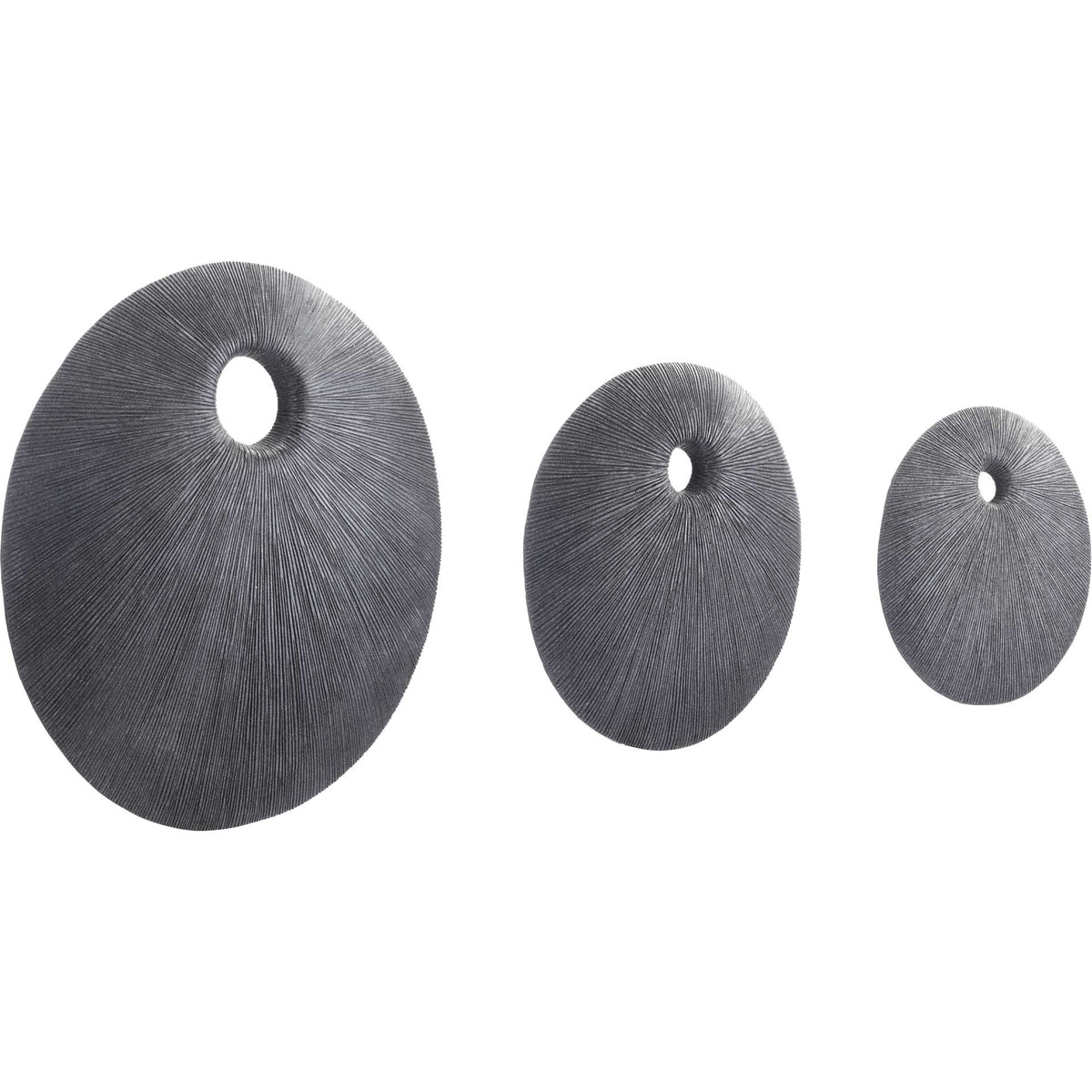 Round Eye Plaque Dark Gray