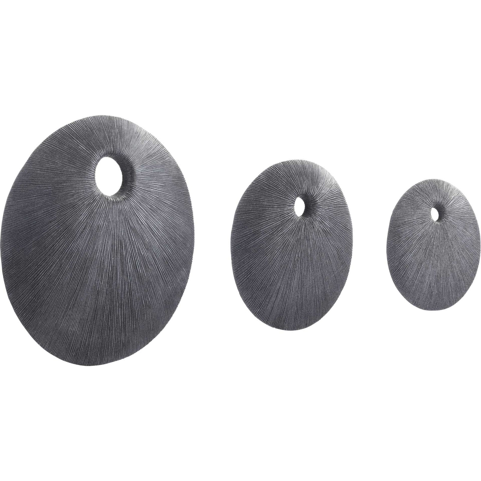 Round Eye Plaque Dark Gray