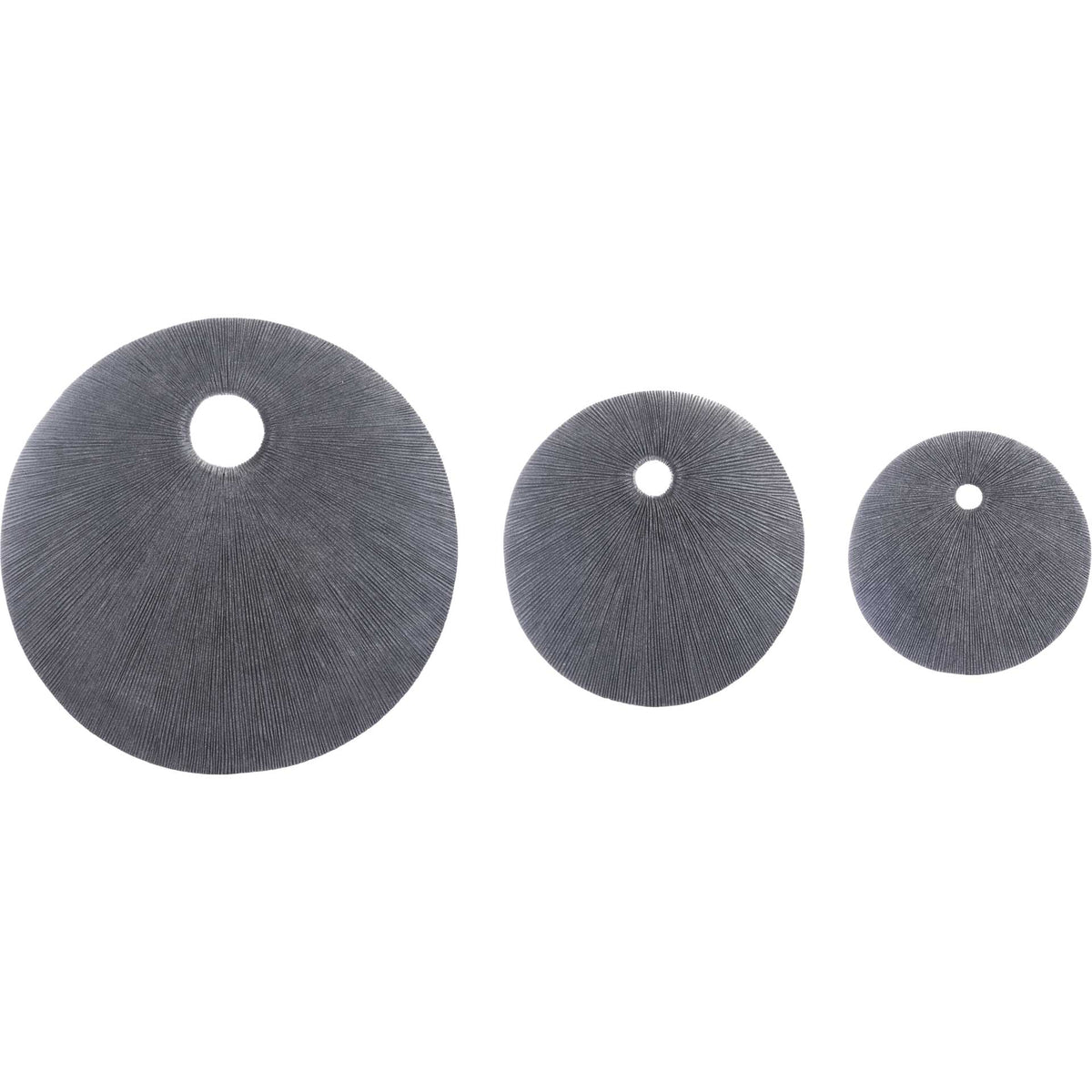 Round Eye Plaque Dark Gray
