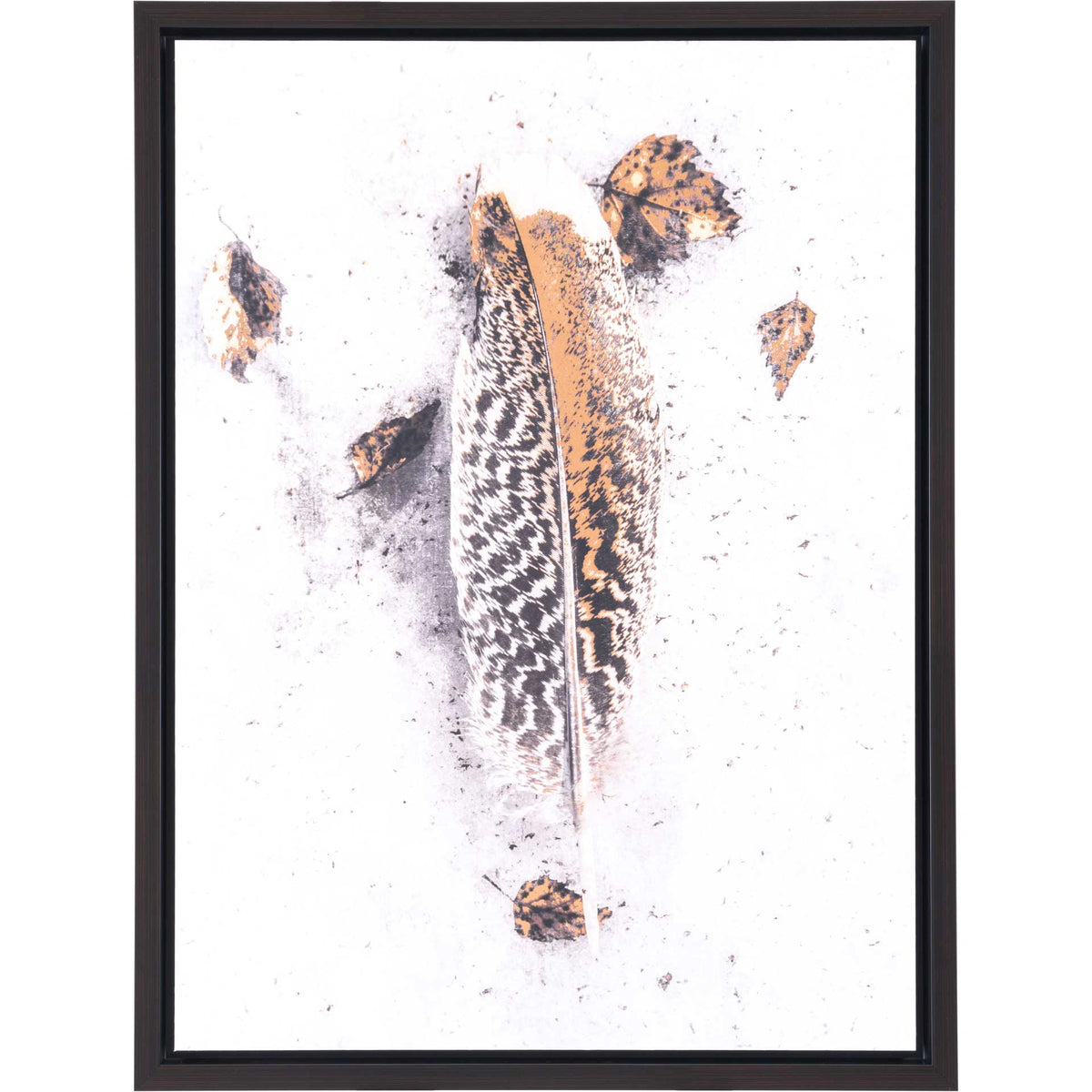 Feather Canvas White/Gold