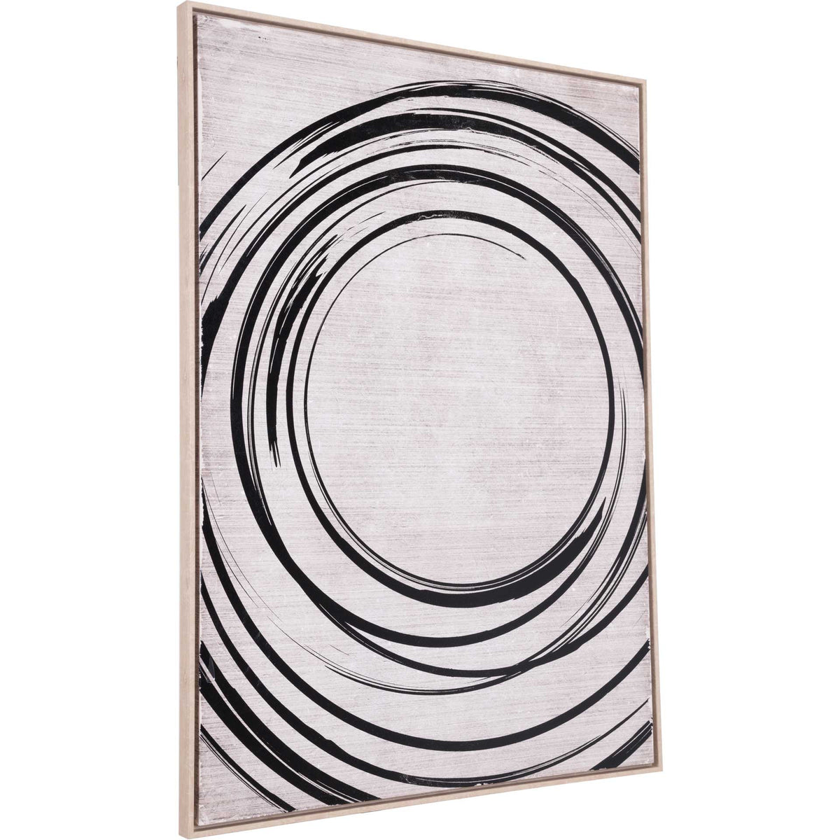 Living Circle Canvas Black/Cream