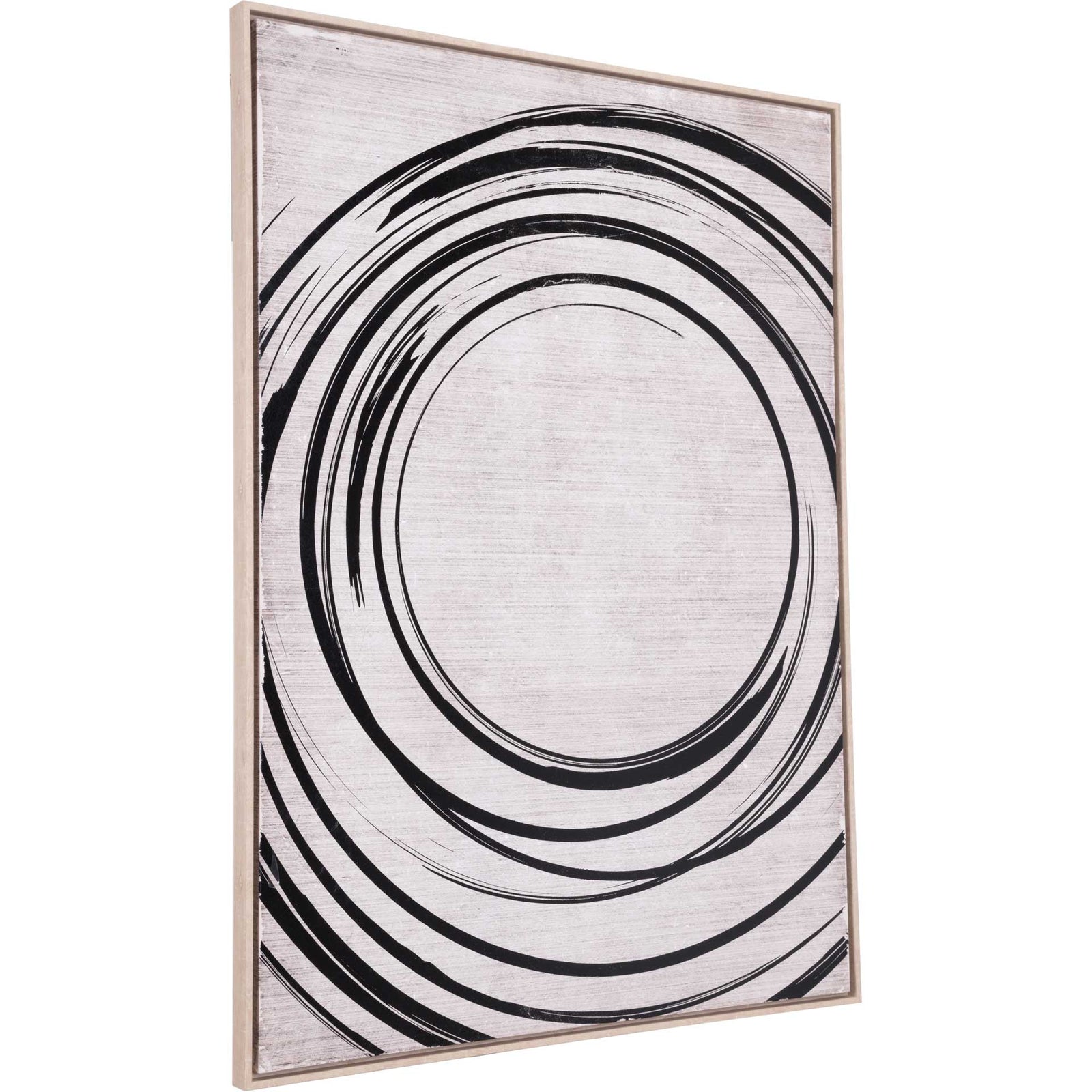 Living Circle Canvas Black/Cream