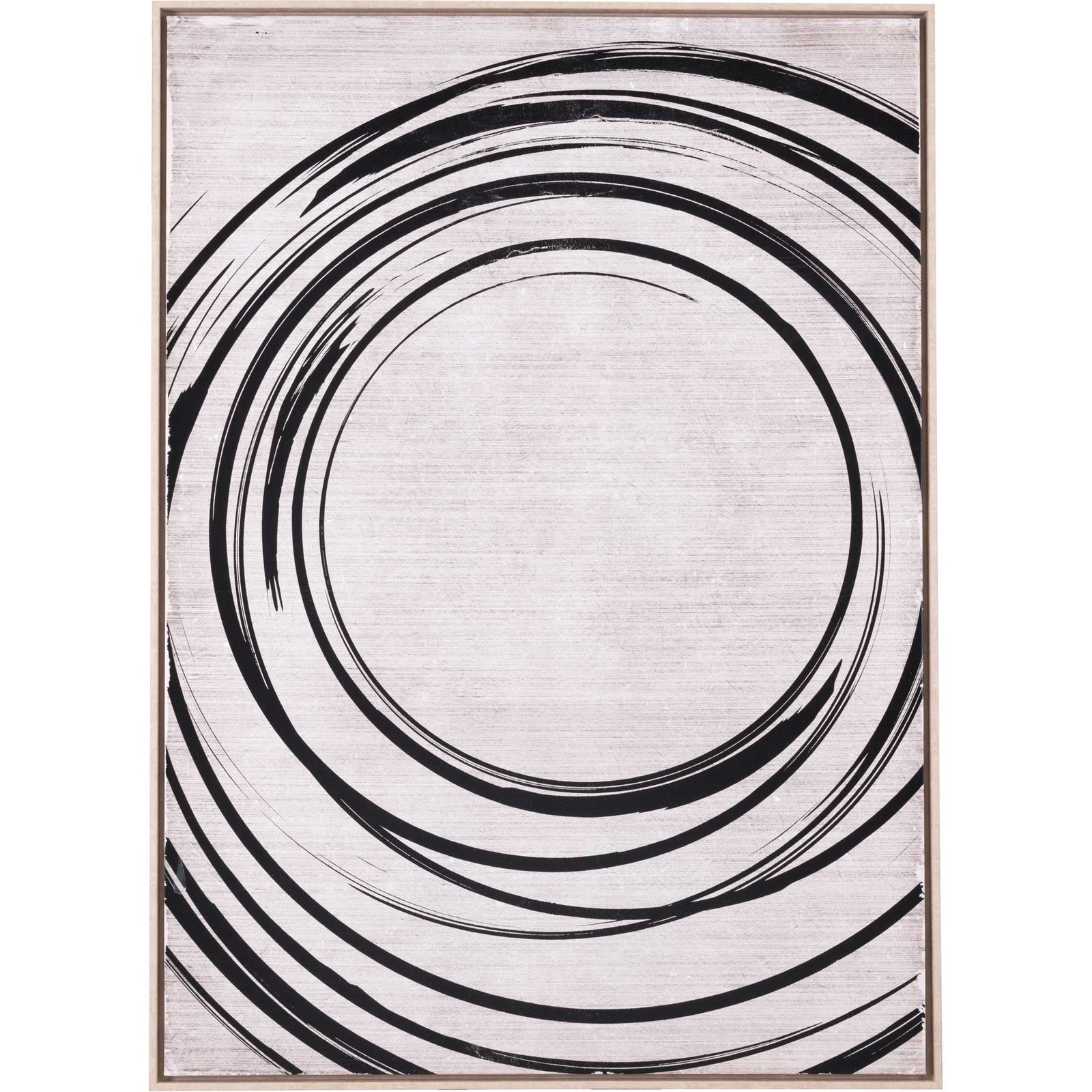 Living Circle Canvas Black/Cream