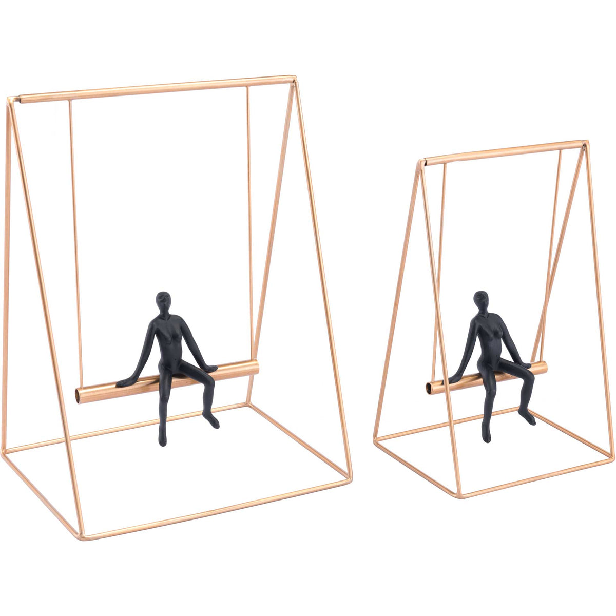 Swing Sculpture Black/Gold