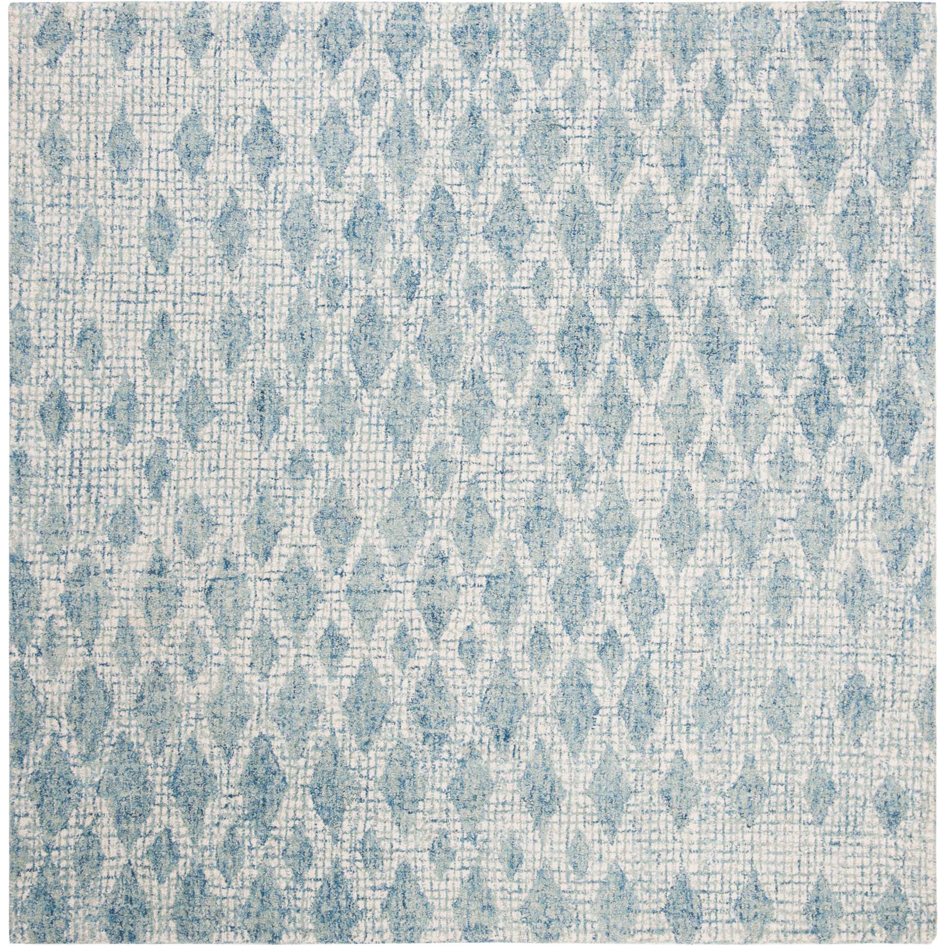 Abstract Ivory/Blue Area Rug - Froy.com