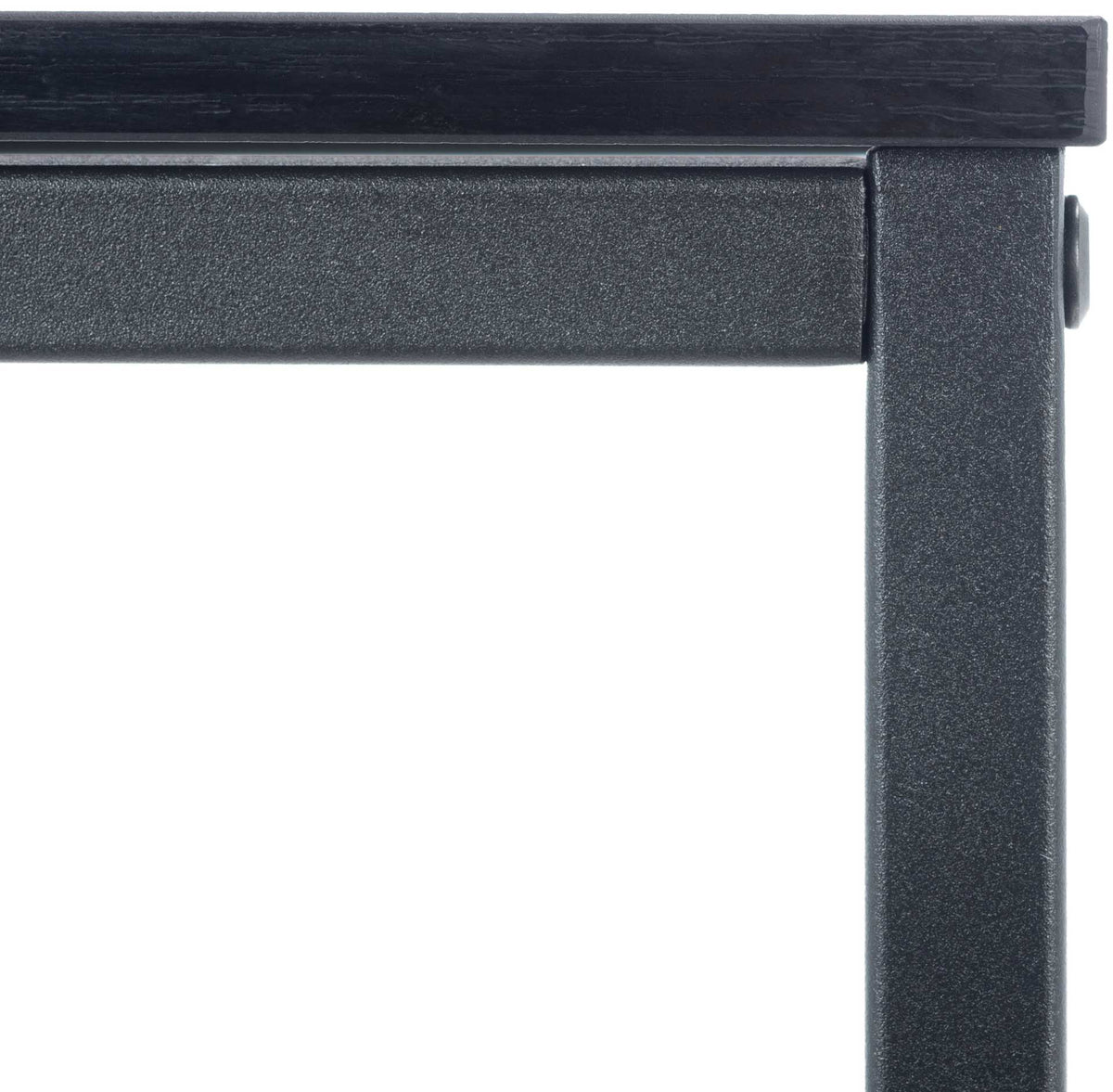 Boaltin Slanted Rectangular Side Table Black