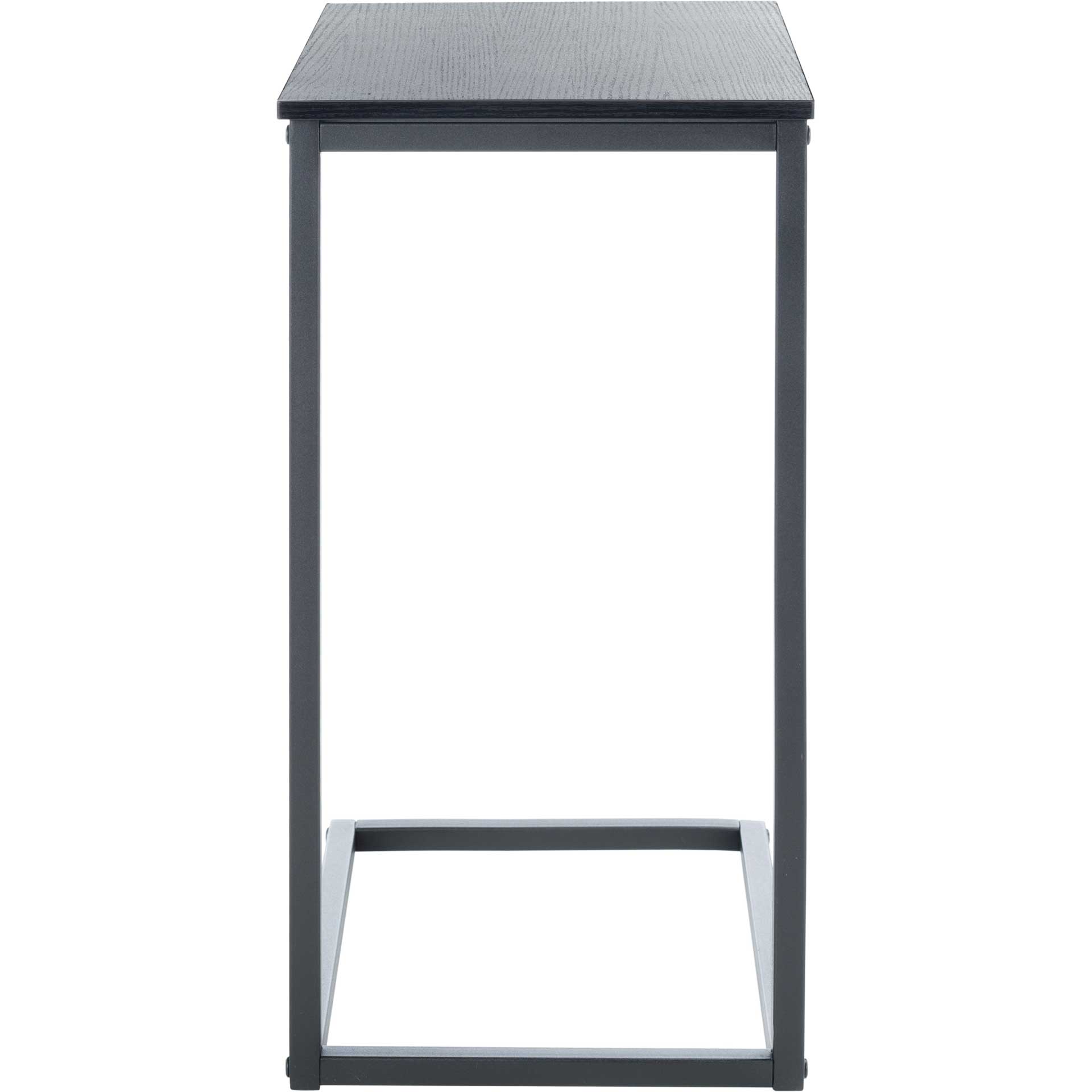 Boaltin Slanted Rectangular Side Table Black