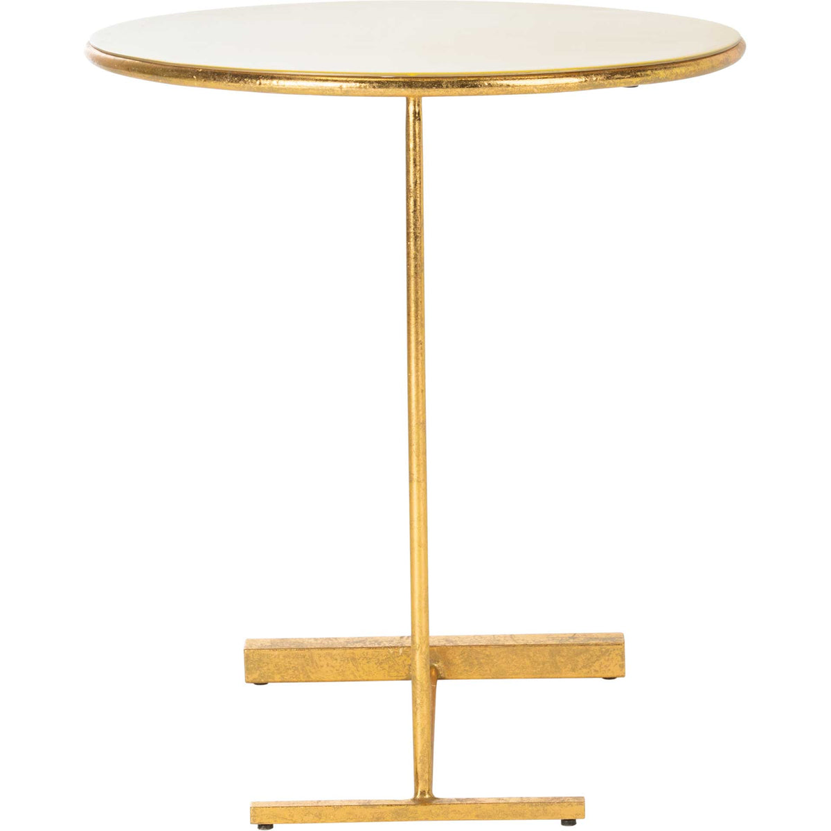 Simona Round C Table Yellow/Gold
