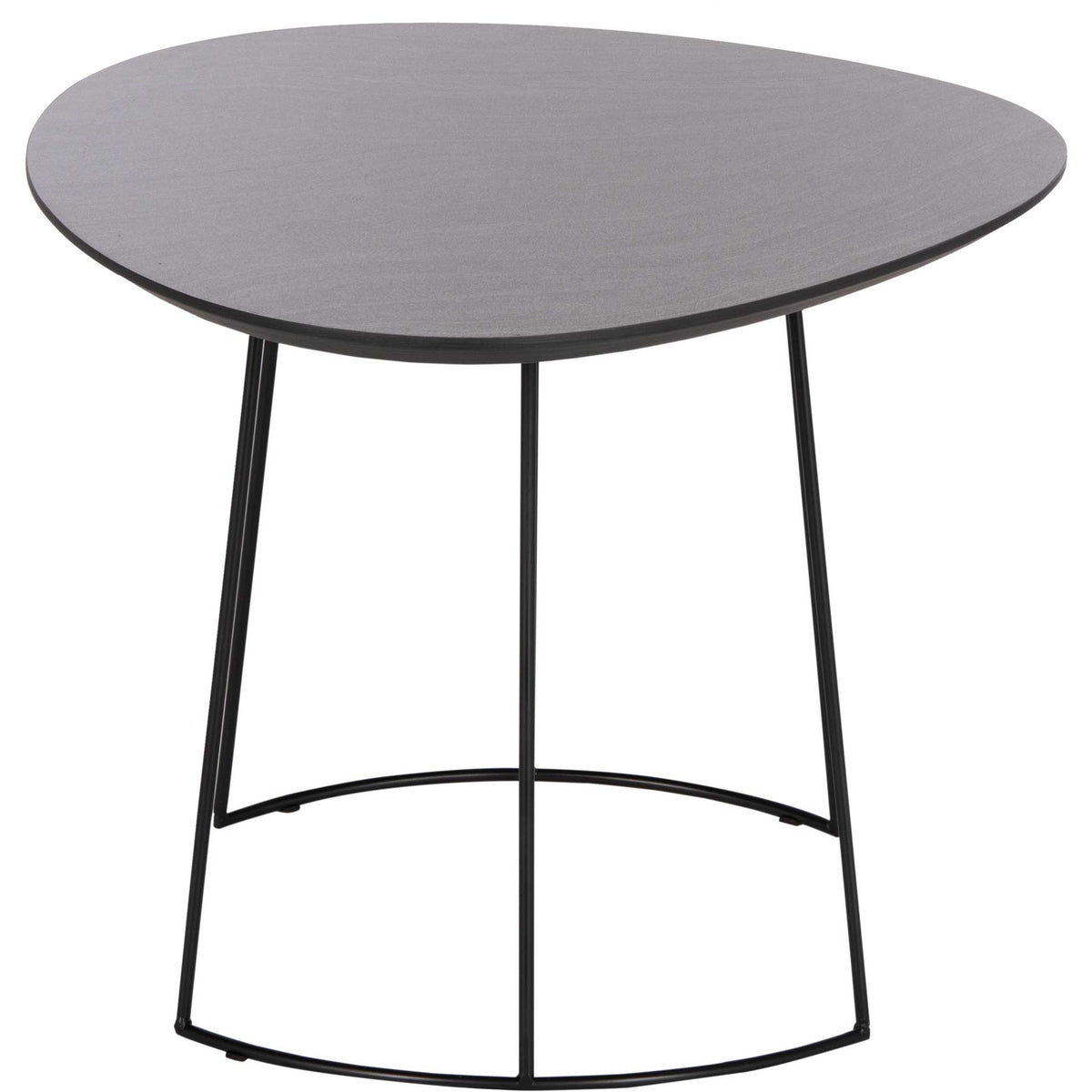 Bria Side Table Dark Gray/Black