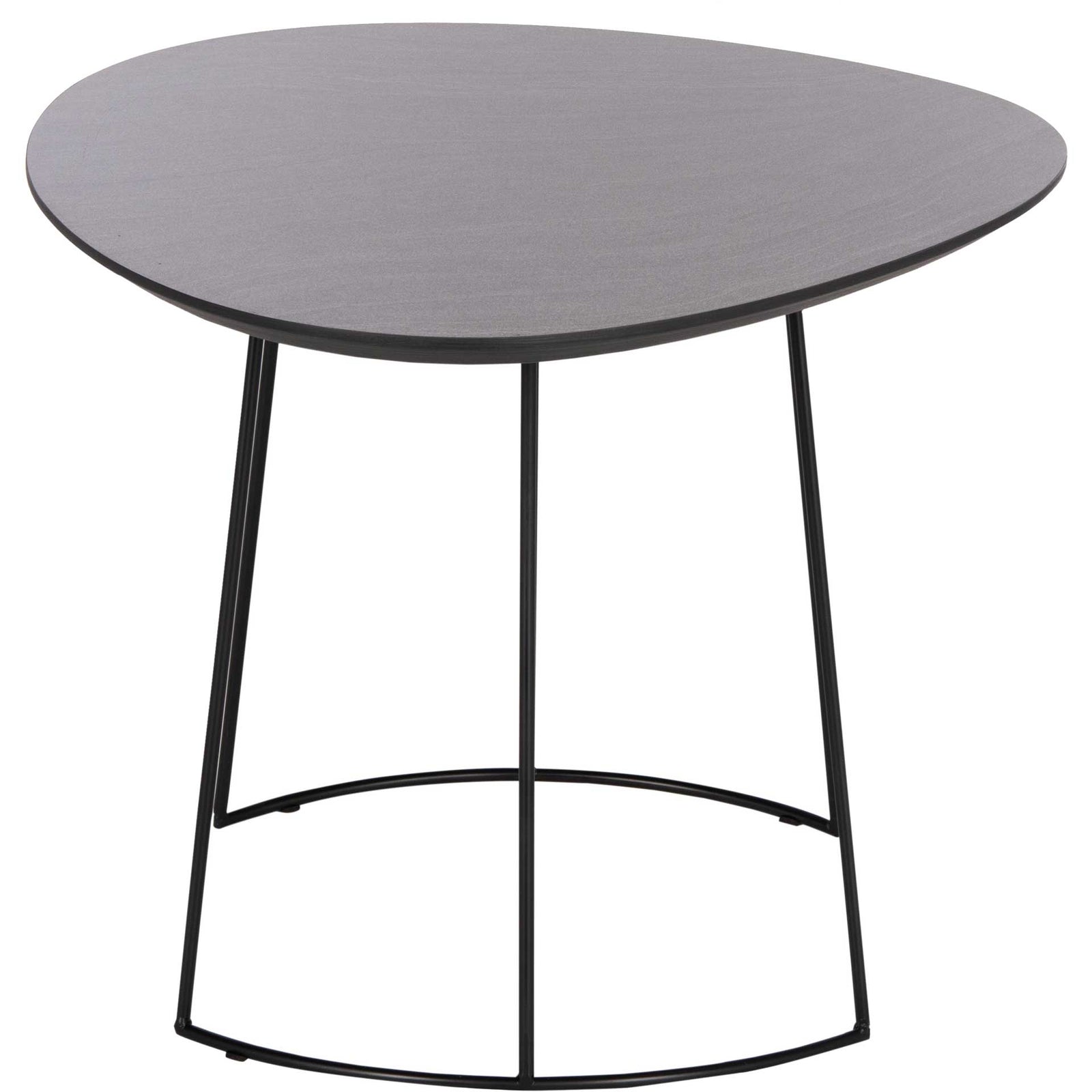 Bria Side Table Dark Gray/Black