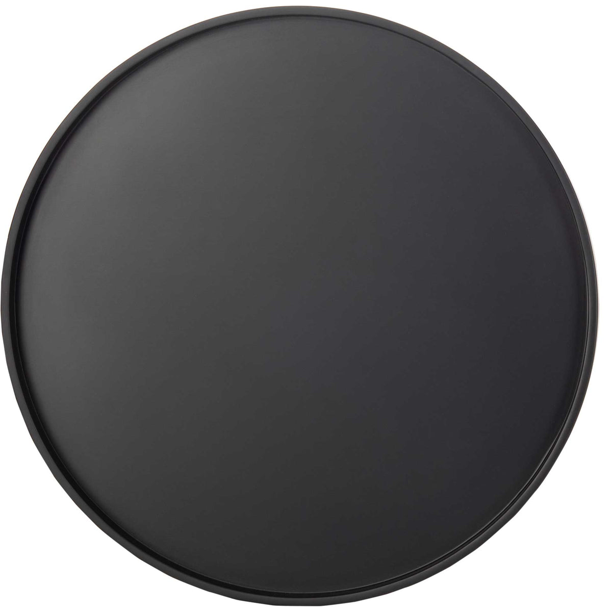 Freya Round Tray Top Side Table Black