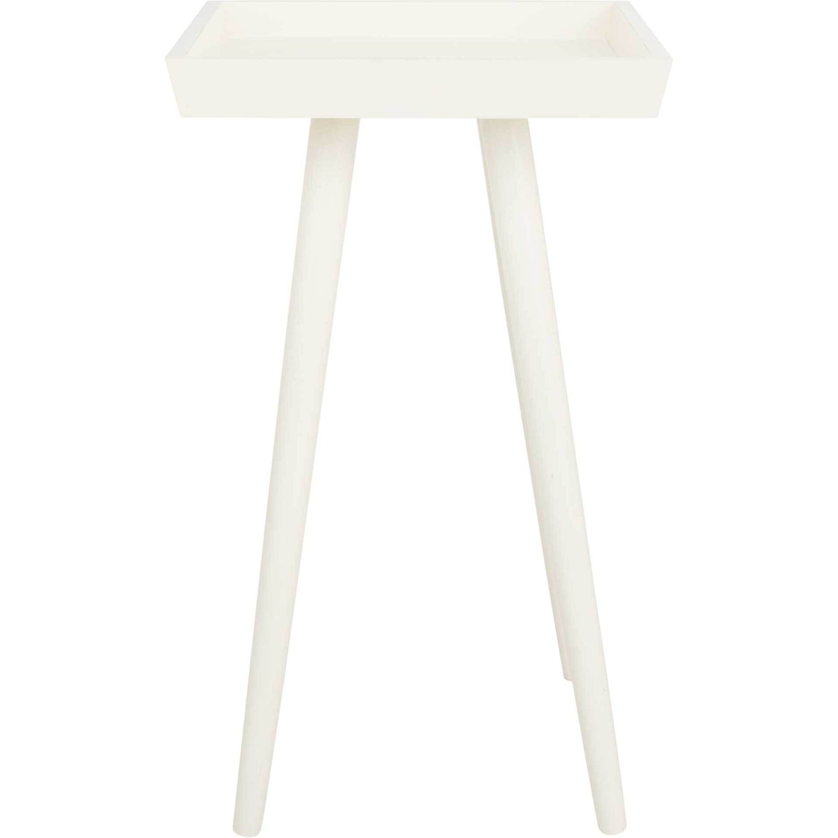 Norah Tray Accent Table Distressed White