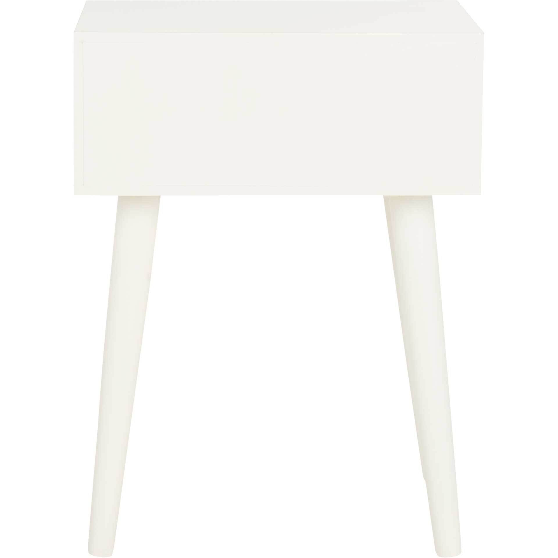 Lylah Accent Table Distressed White