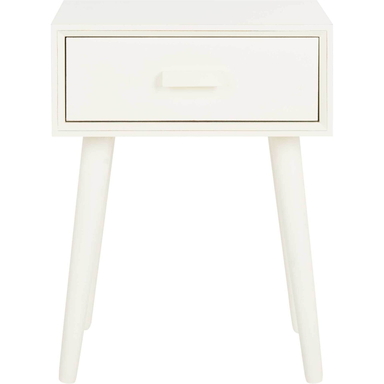 Lylah Accent Table Distressed White