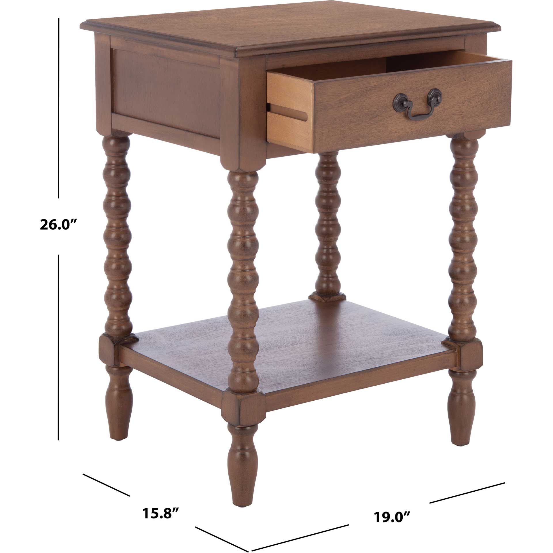 Atalia Accent Table Brown