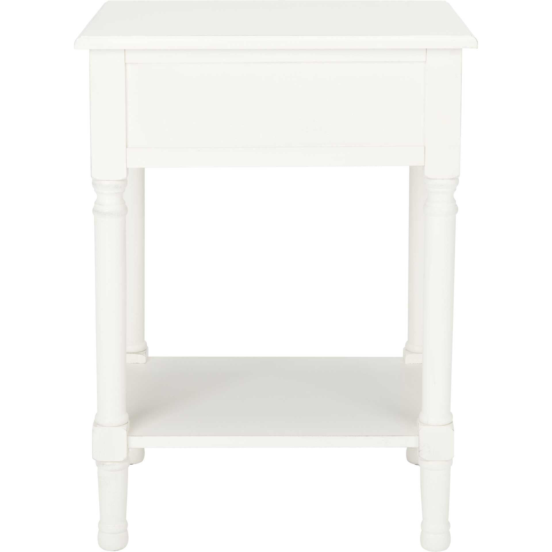 Whalen 1 Drawer Accent Table Distressed White