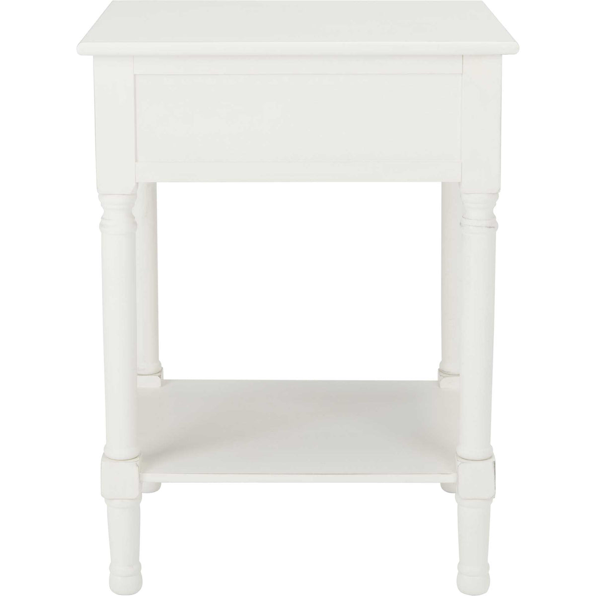 Jonco 1 Drawer Accent Table Distressed White