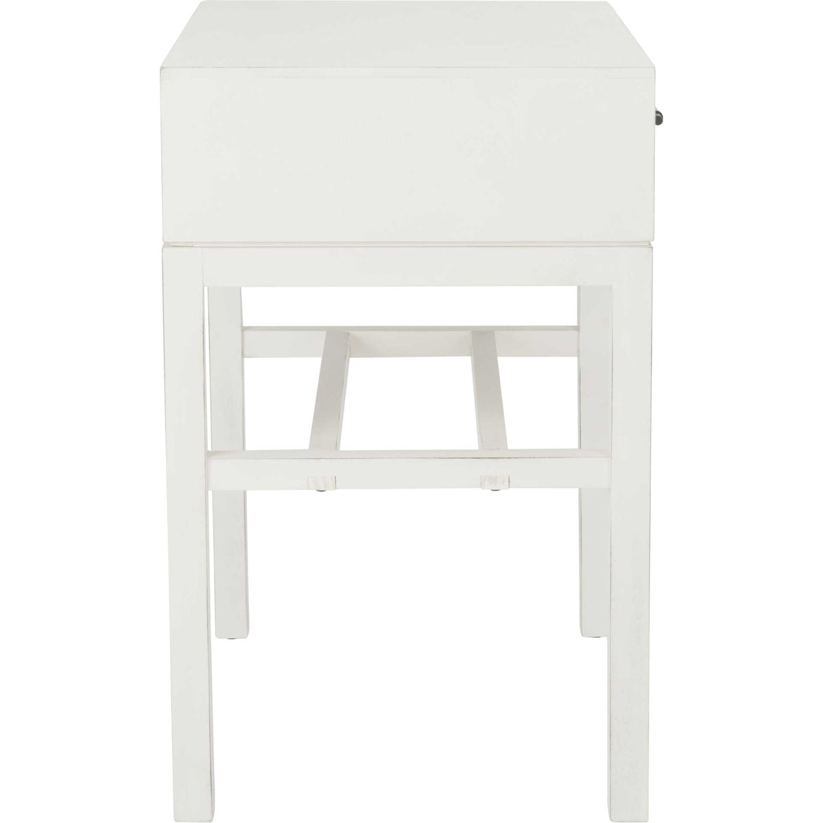 Ajani 1 Drawer Accent Table Distressed White