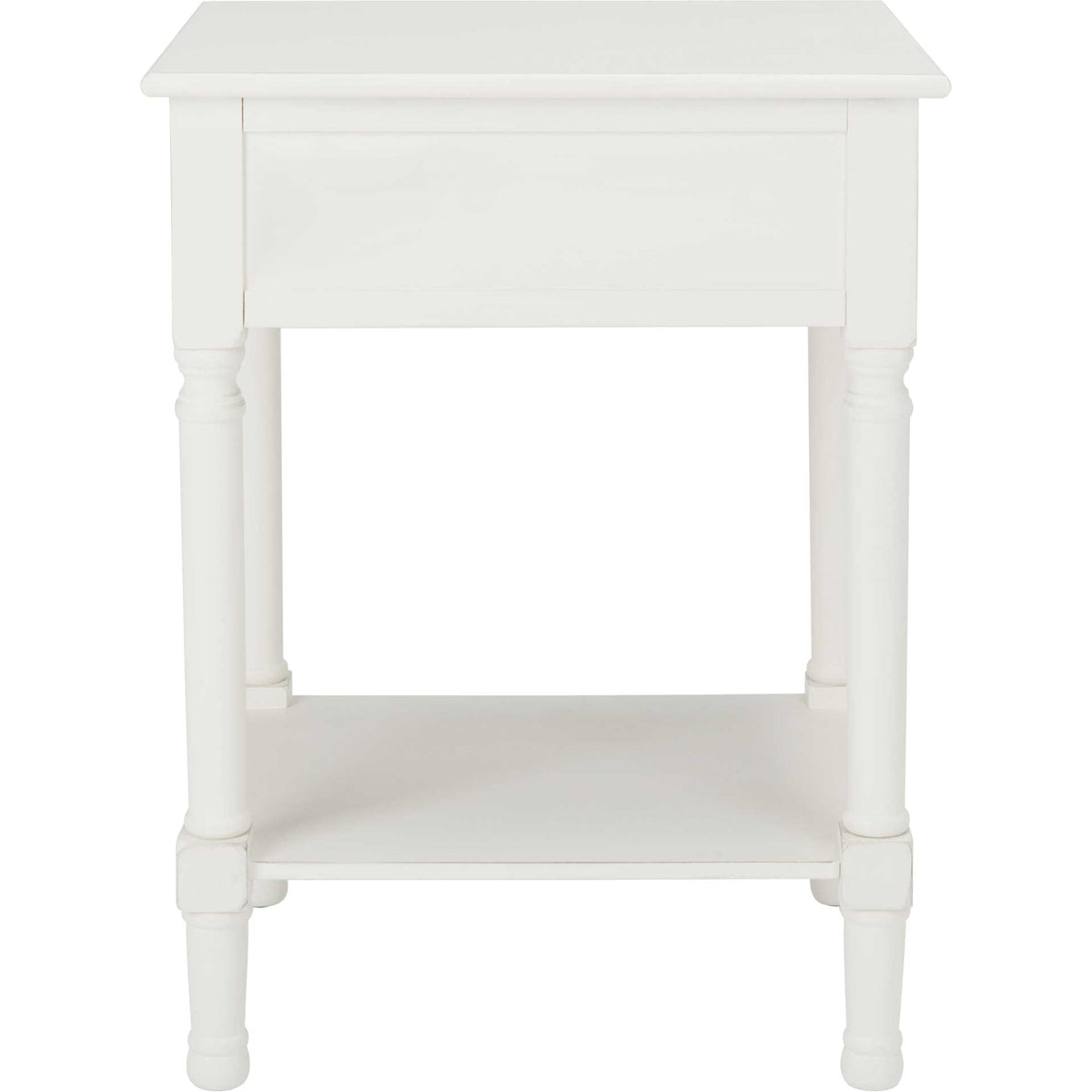 Haleigh 1 Drawer Accent Table Distressed White