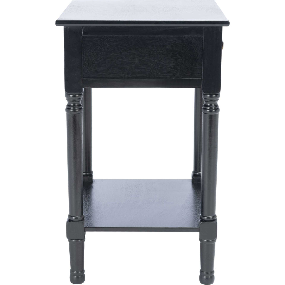Haleigh 1 Drawer Accent Table Black