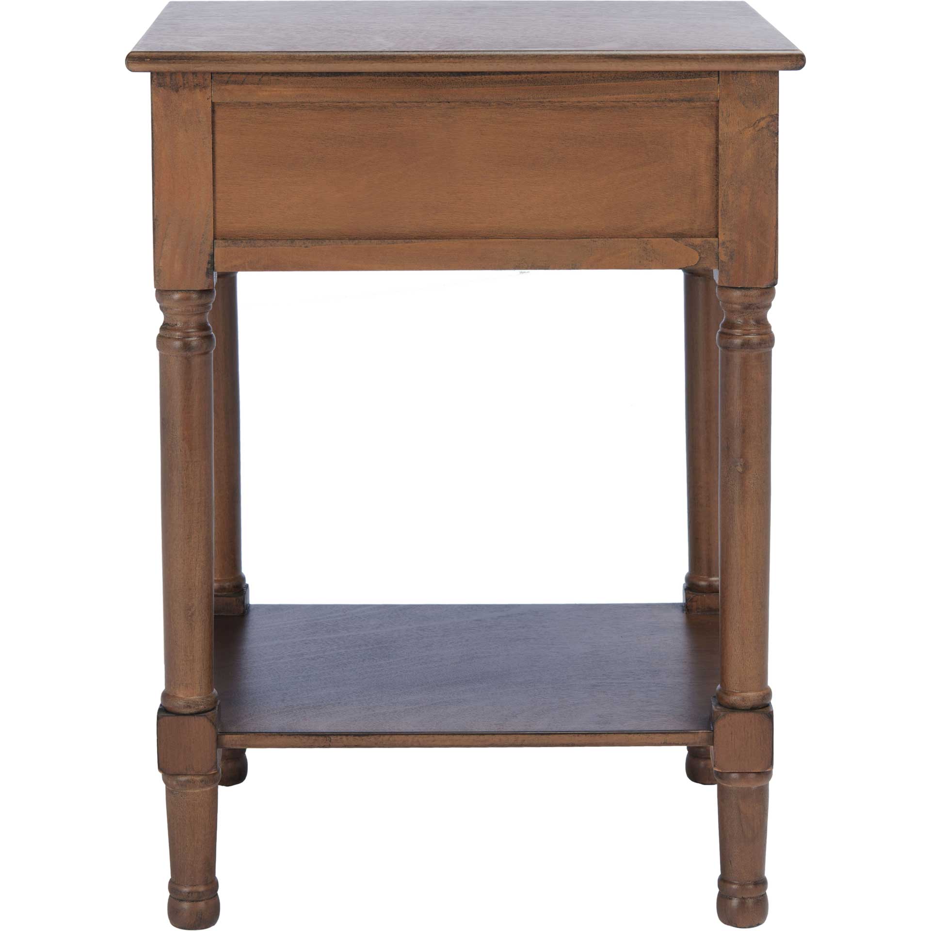 Haleigh 1 Drawer Accent Table Brown