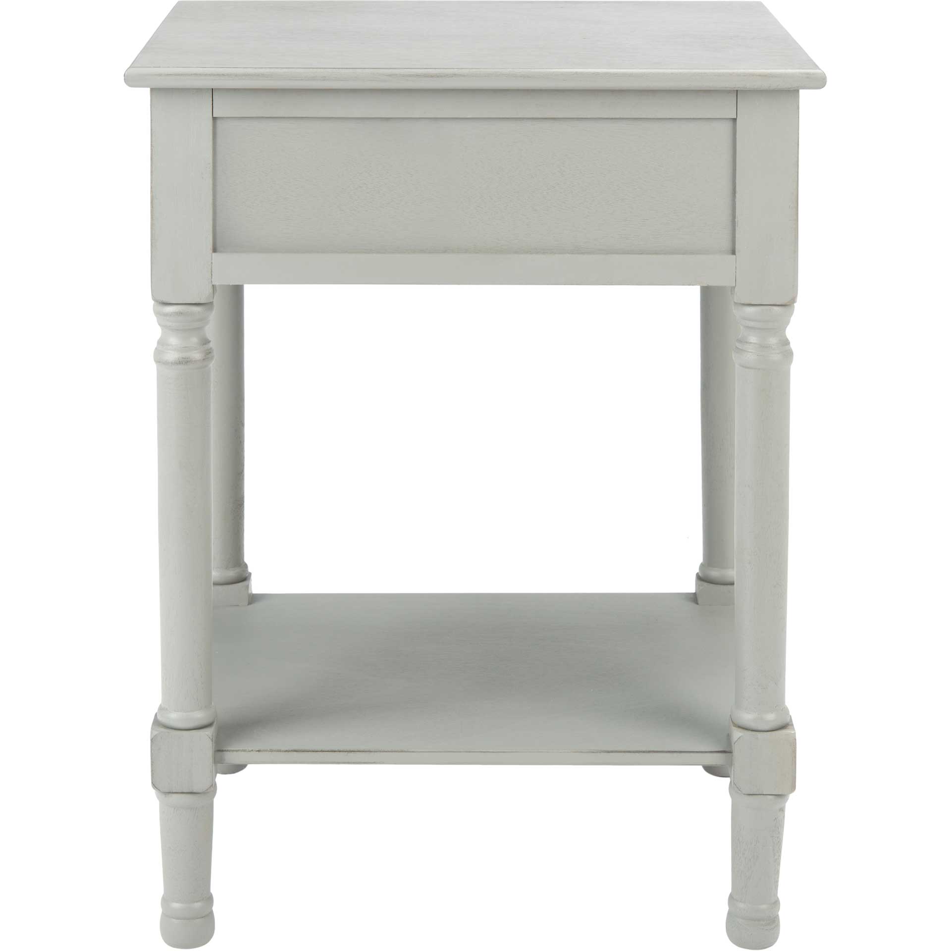 Haleigh 1 Drawer Accent Table Distressed Gray