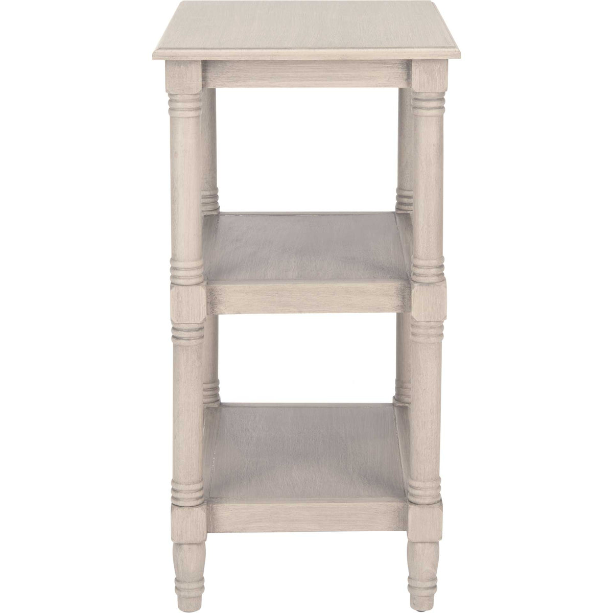 Caden 3 Shelf Accent Table Greige