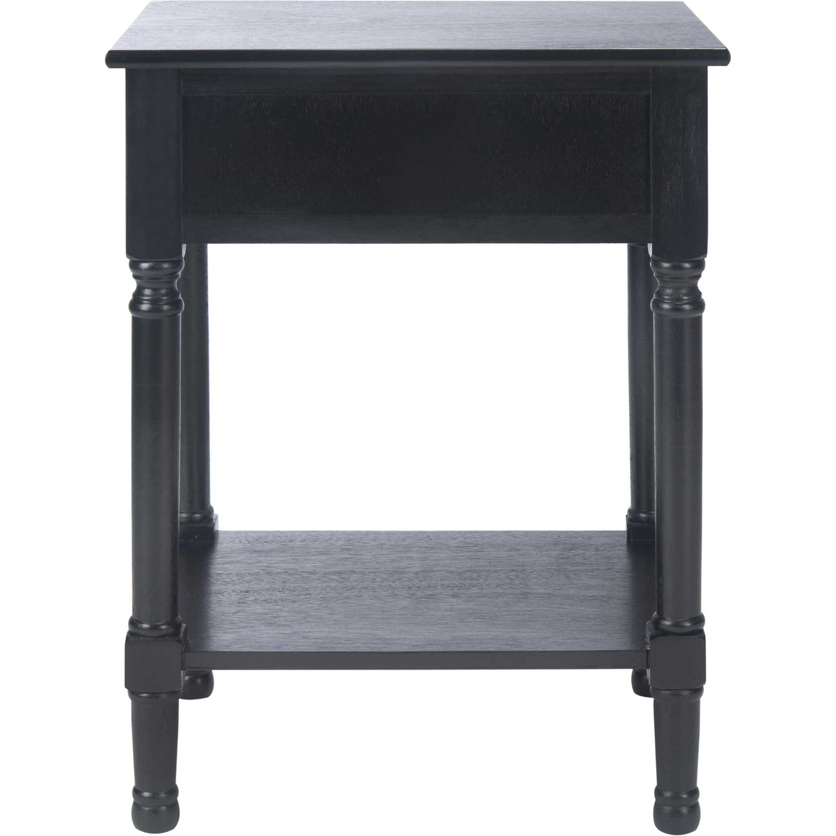 Alessa 1 Drawer Accent Table Black