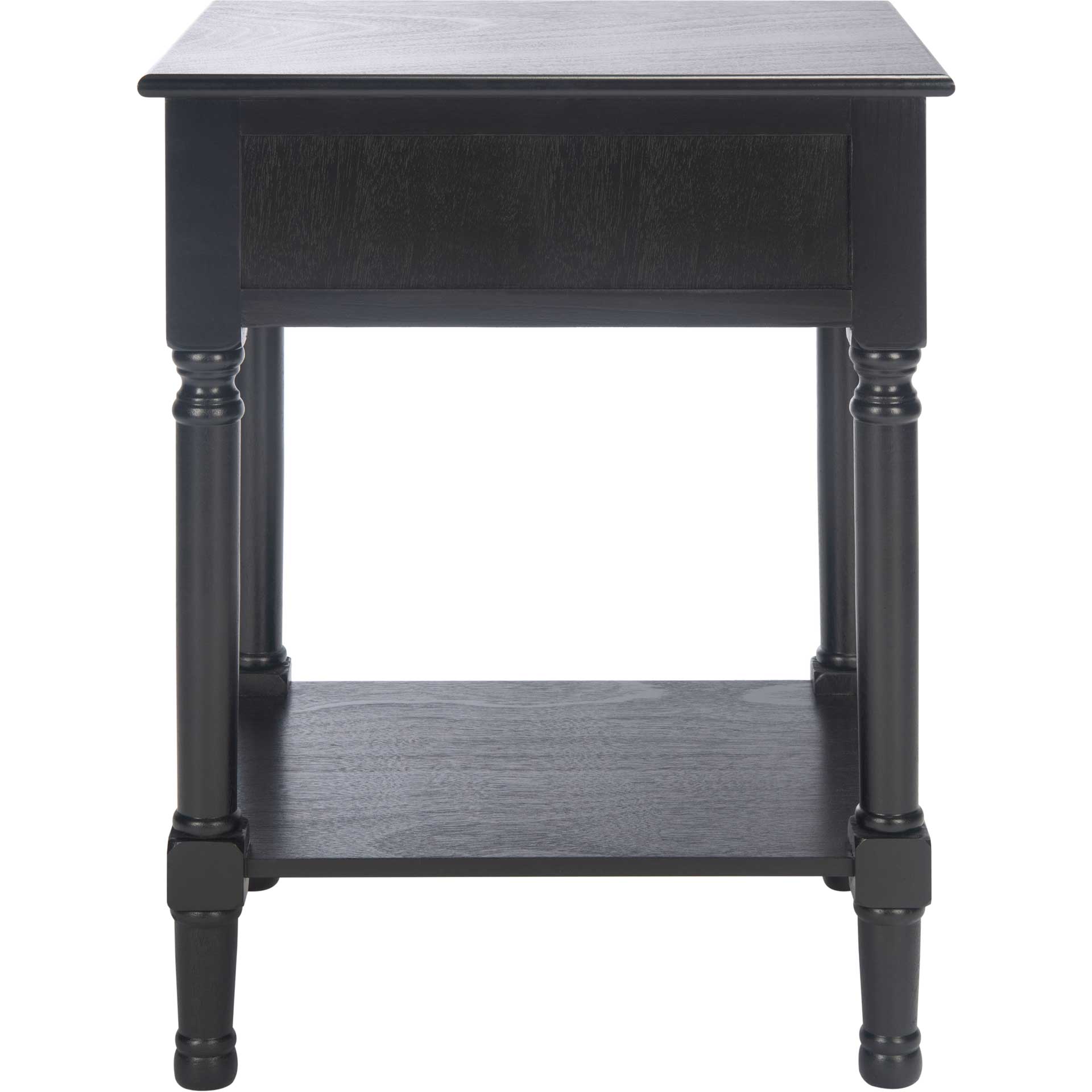 Hale 1 Drawer Accent Table Black