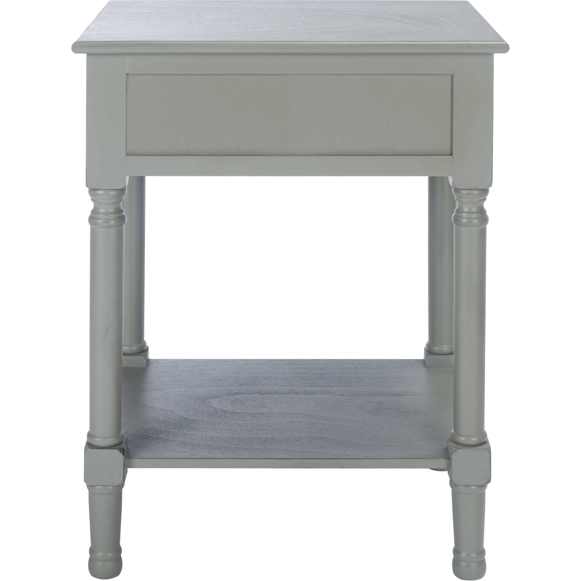Hale 1 Drawer Accent Table Distressed Gray