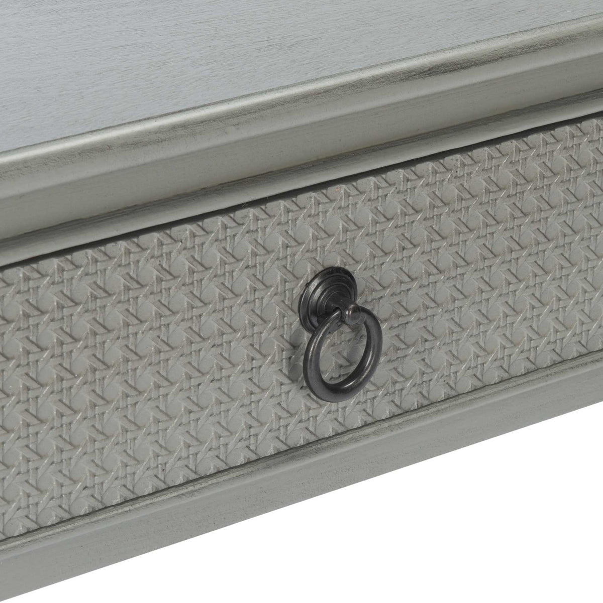 Hale 1 Drawer Accent Table Distressed Gray