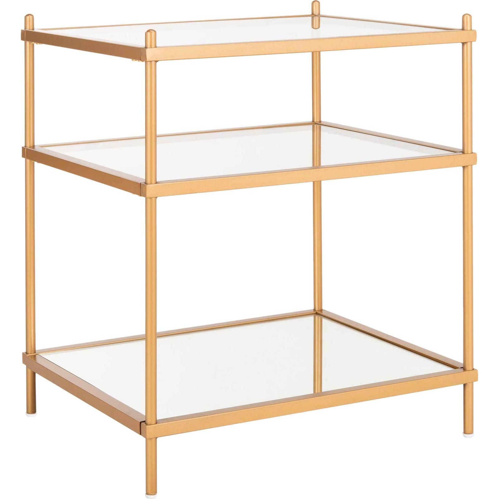 Noah 3 Tier Accent Table Gold