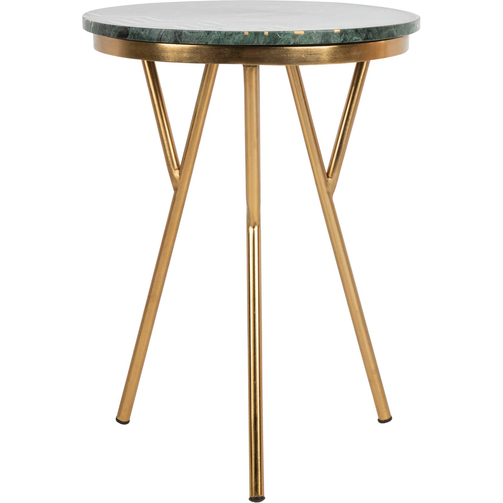 Constellation Marble Accent Table Dark Green/Black/Gold