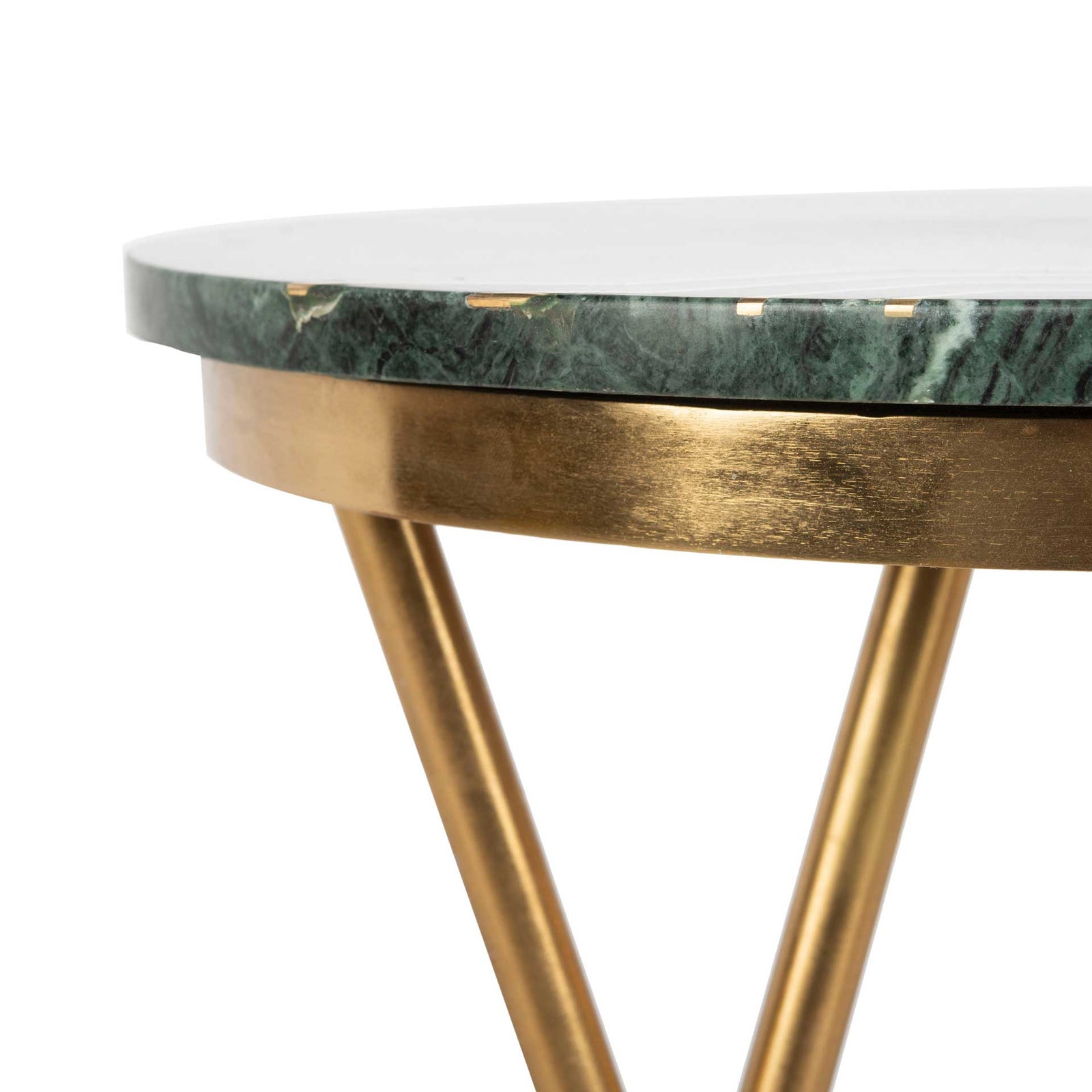 Constellation Marble Accent Table Dark Green/Black/Gold