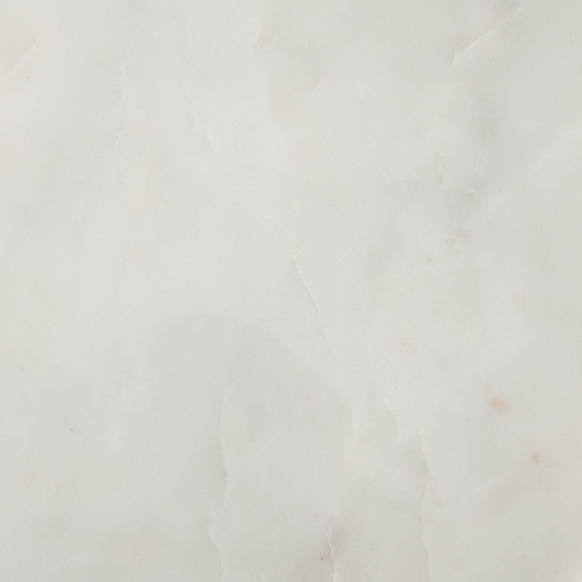 Michael Pedestal End Table White Marble/White