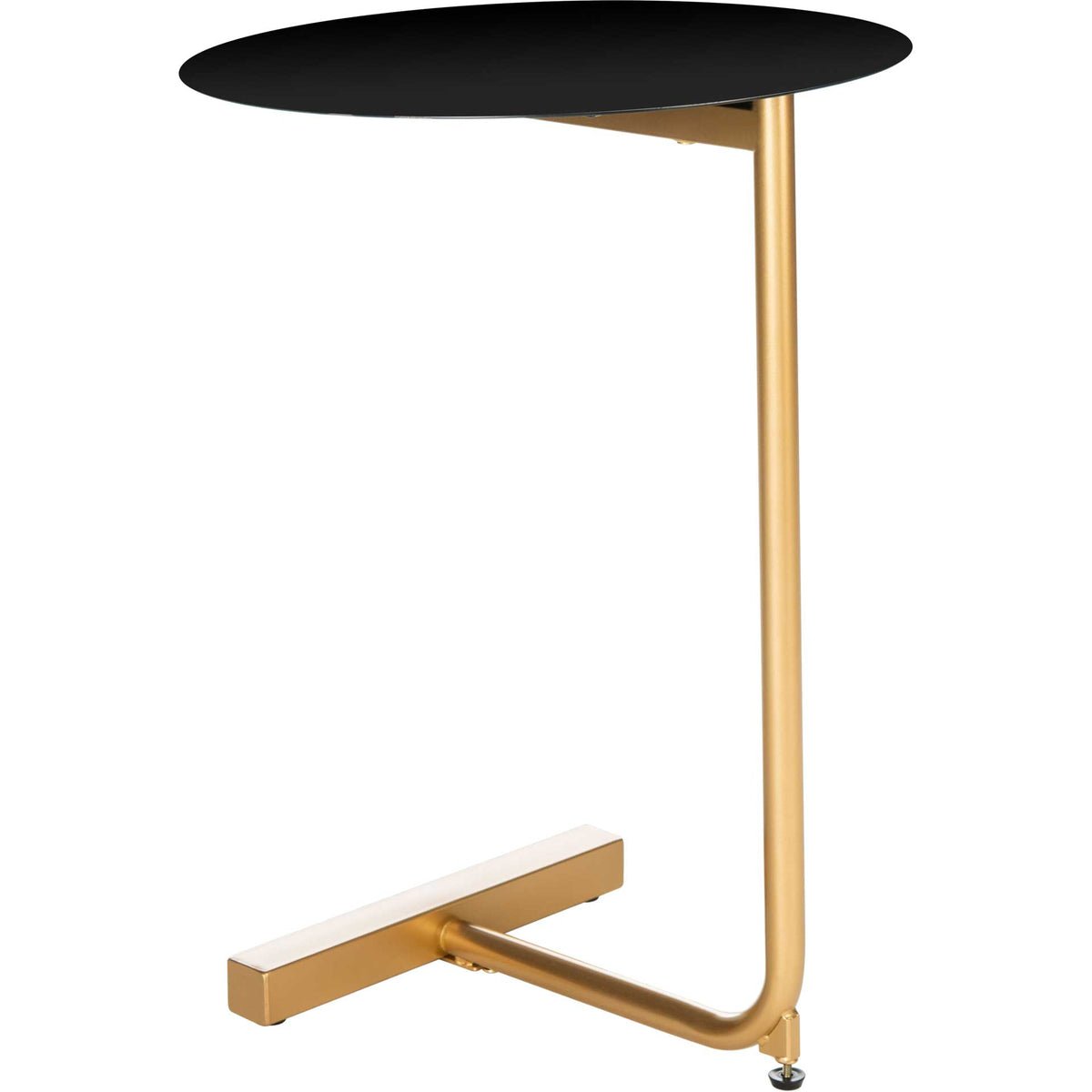 Harlyn Round Side Table Black/Gold