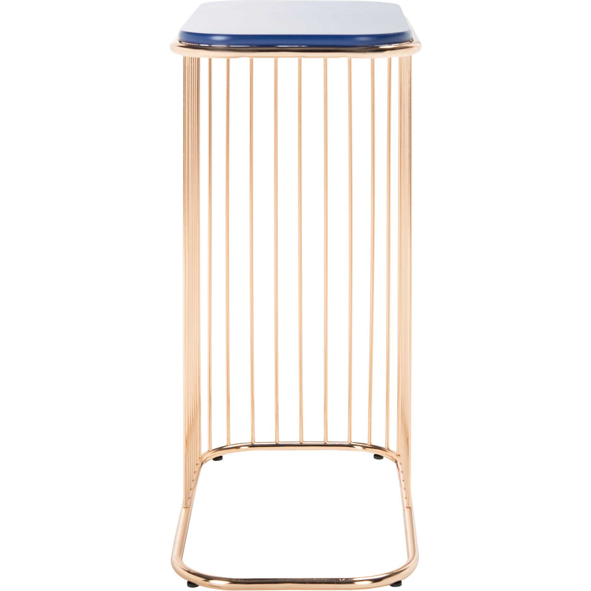 Stazia Side Table Blue/Gold