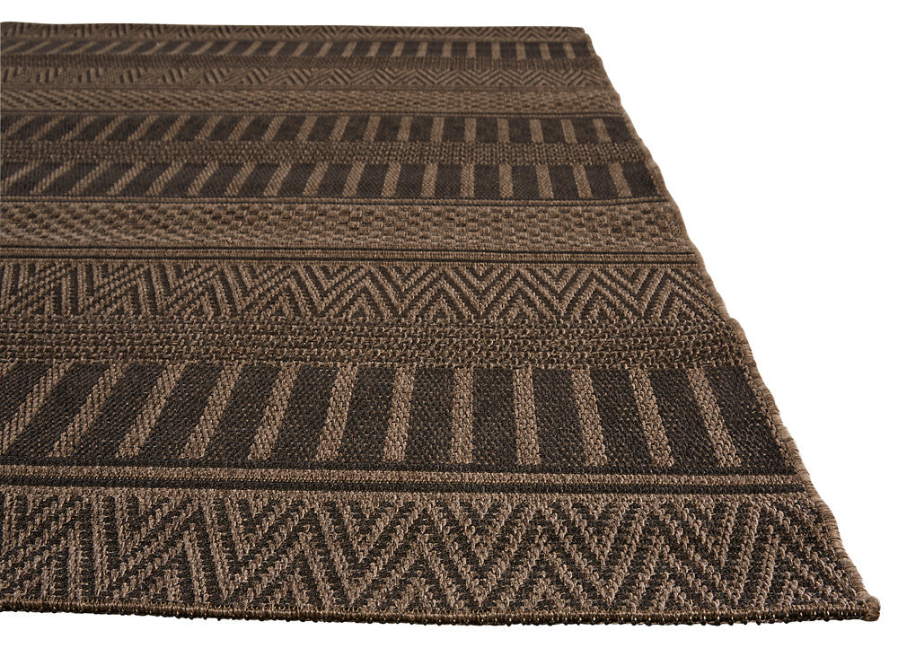 Acadia Staniel Brown/Black Area Rug