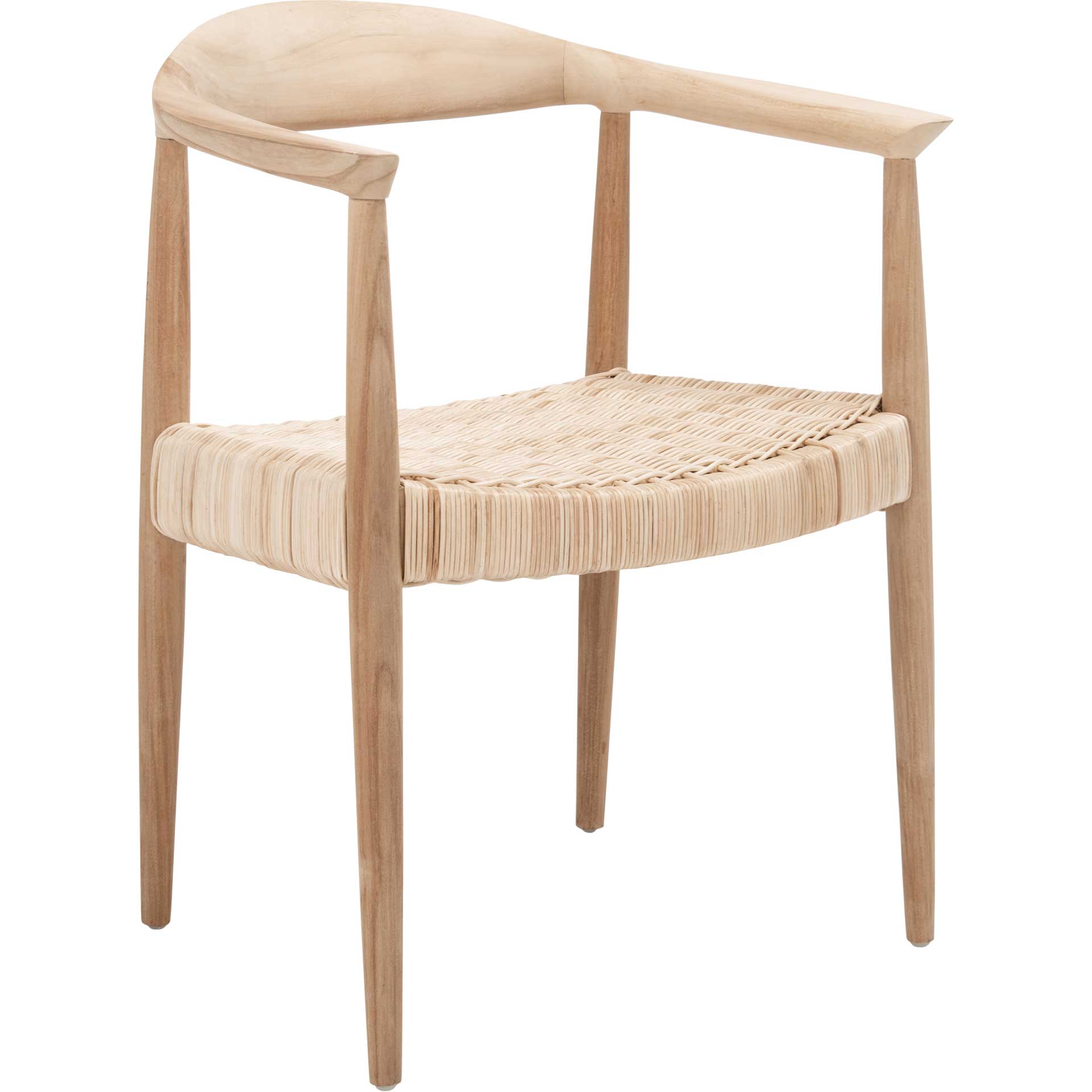 Resa Rope Rattan Accent Chair Natural