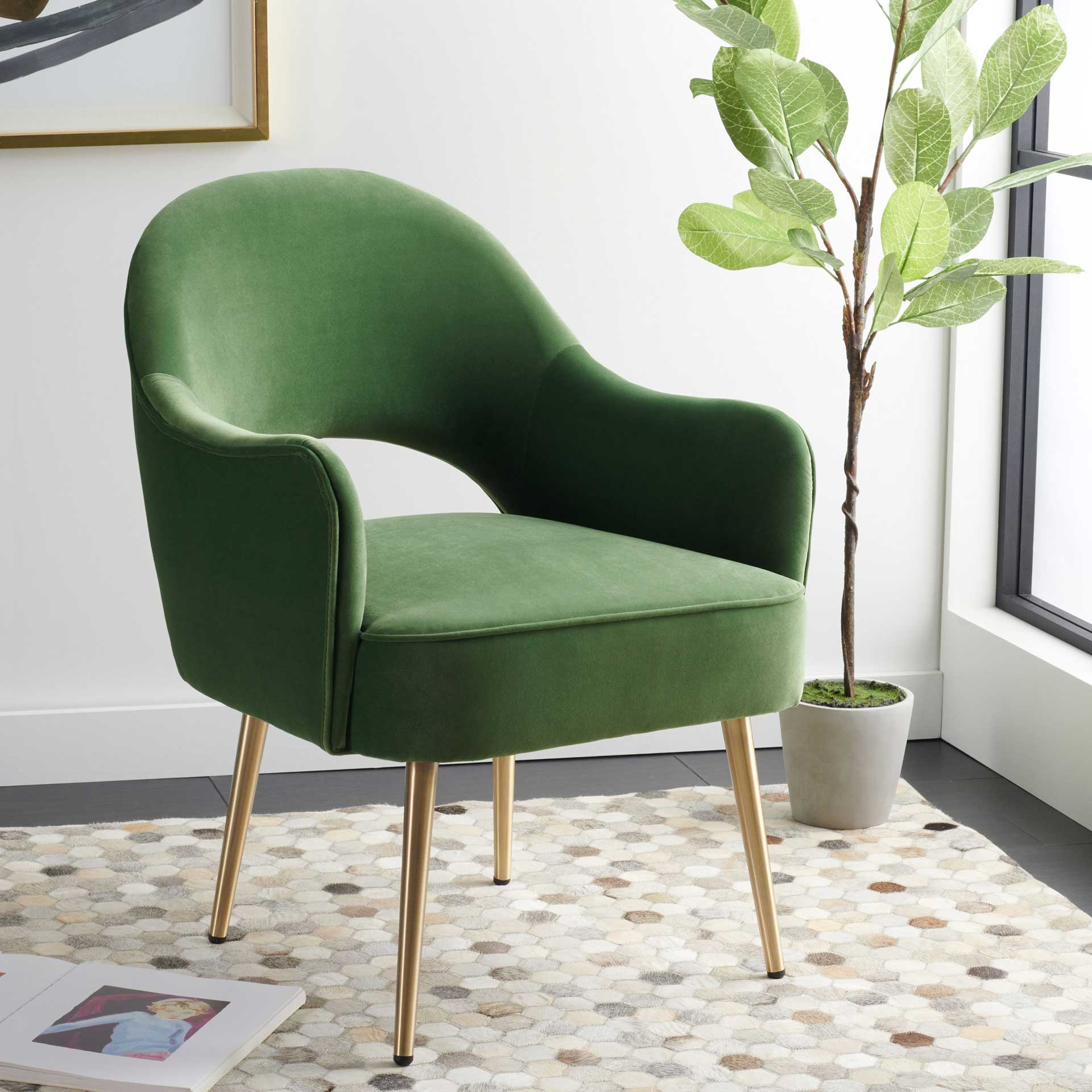 Dublin Accent Chair Green