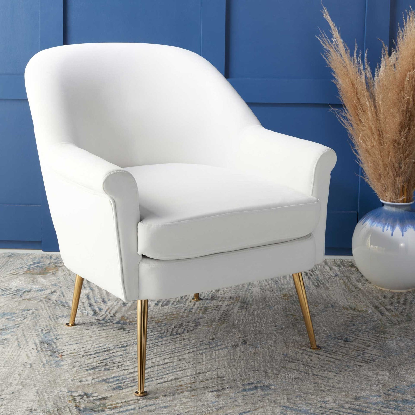 Rockford Accent Chair White